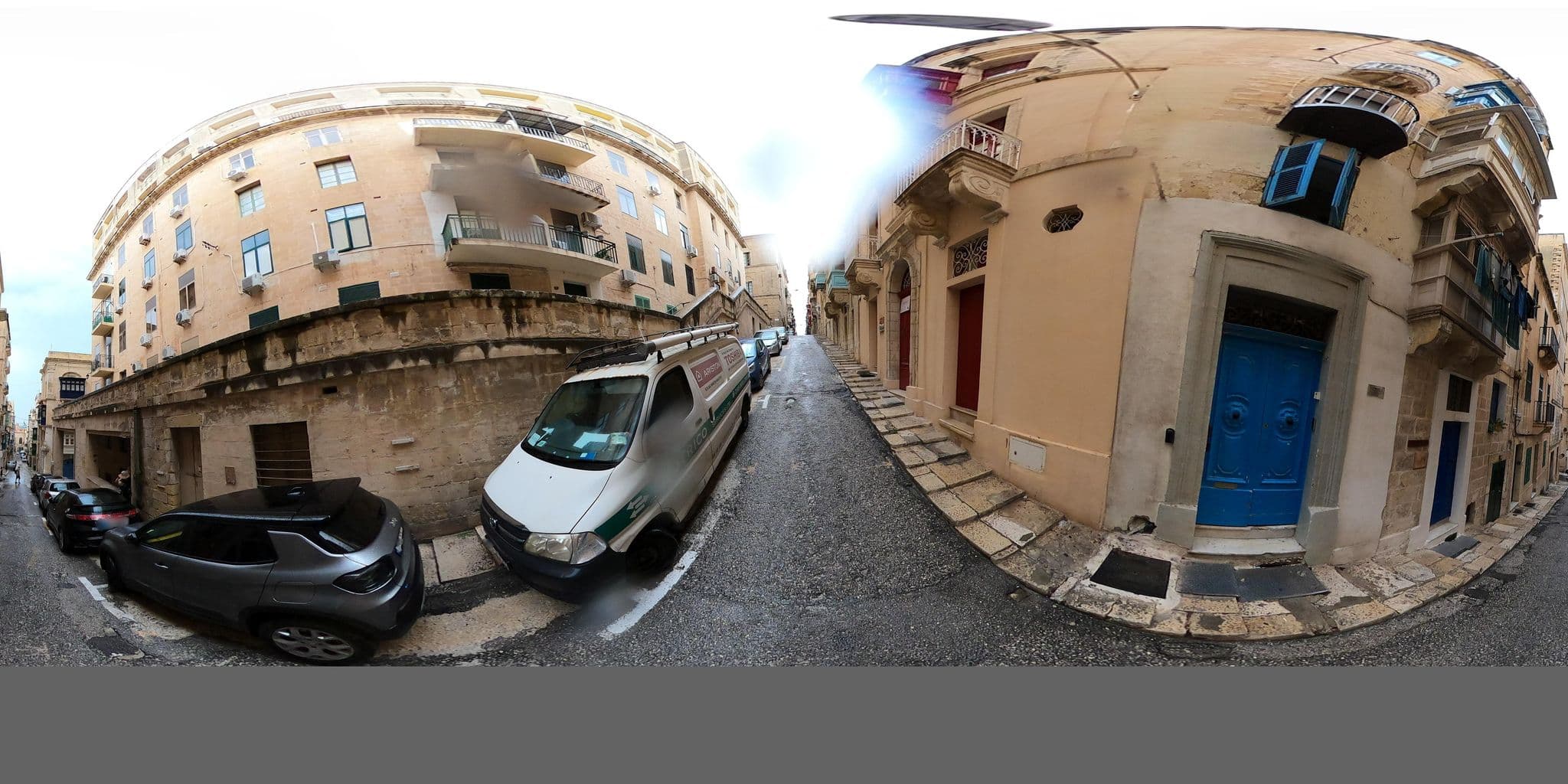 Street view near Flat 3 Carmel Flats AirBNB, Valletta — © richlv (CC BY-SA · Mapillary)