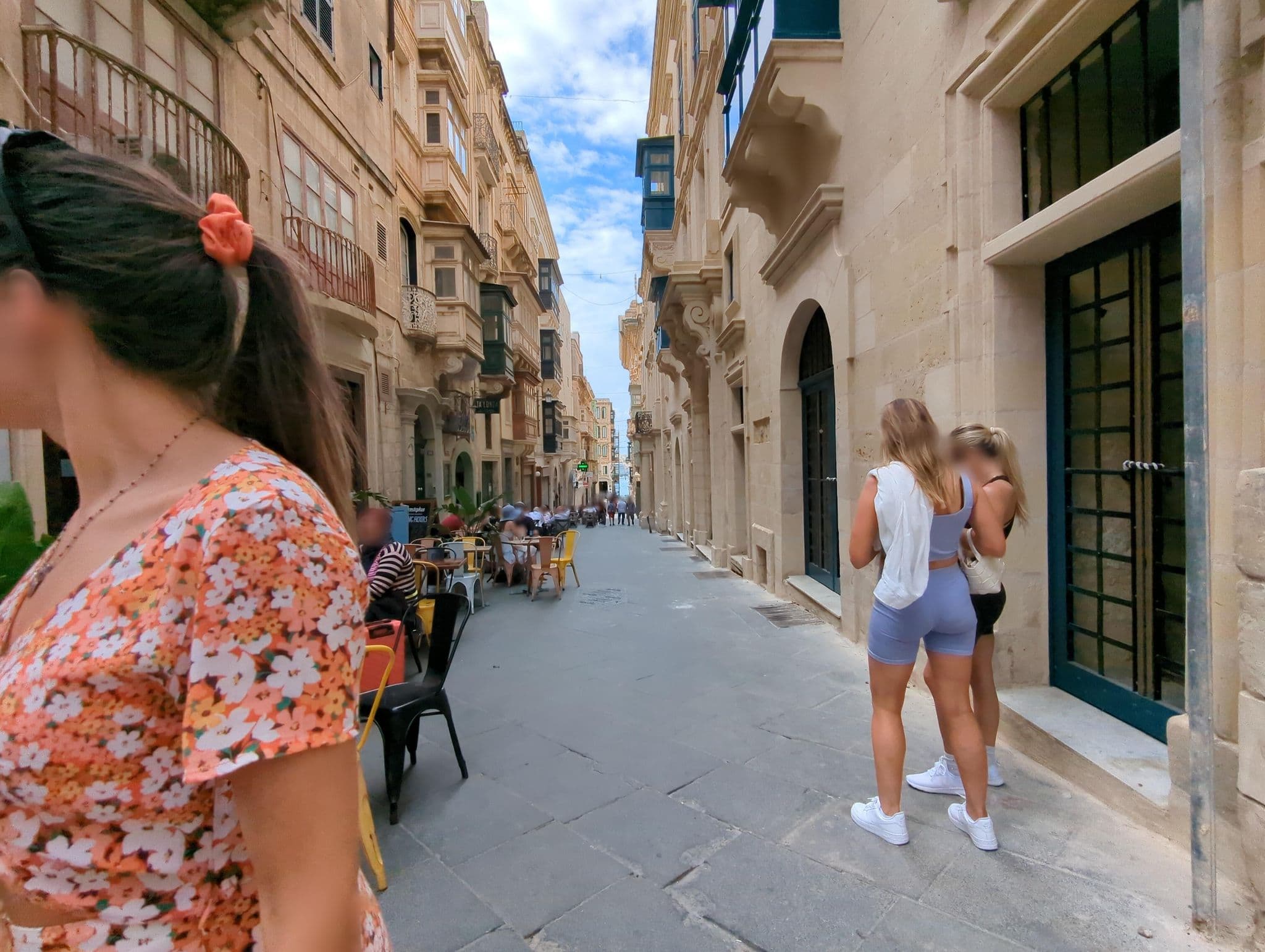 Street view near De Vilhena Boutique Hotel, Valletta — © ente (CC BY-SA · Mapillary)