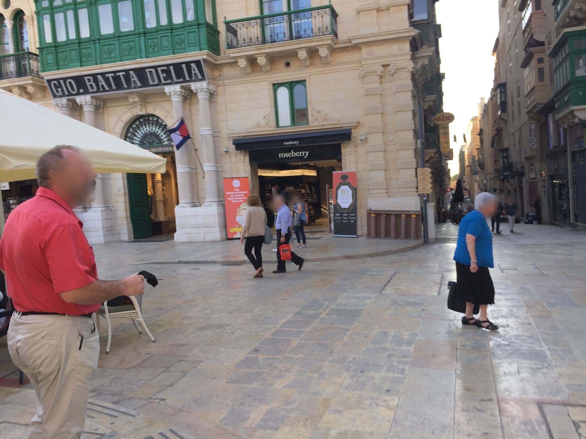 Street view near Melior Boutique Hotel, Floriana — © richlv (CC BY-SA · Mapillary)