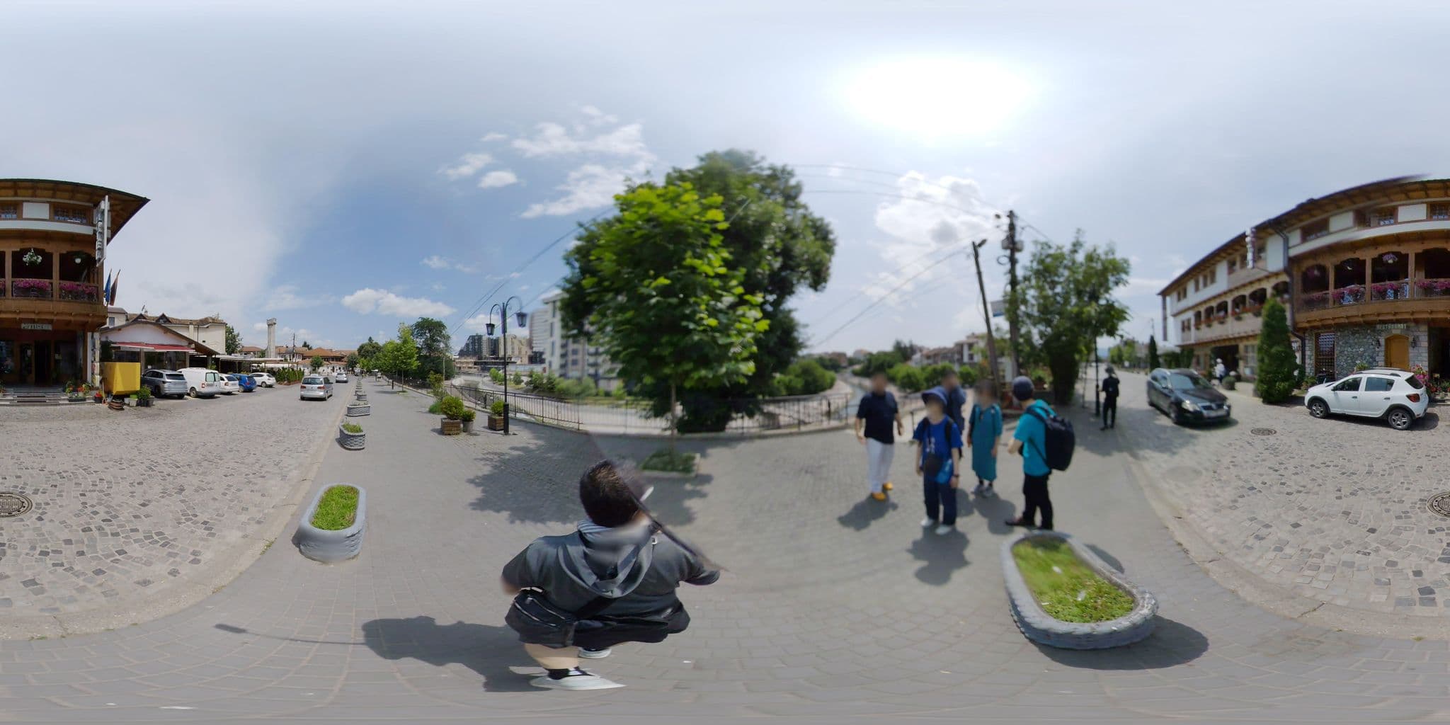 Street view near Hotel Happy, Gjakovë — © mapconcierge (CC BY-SA · Mapillary)