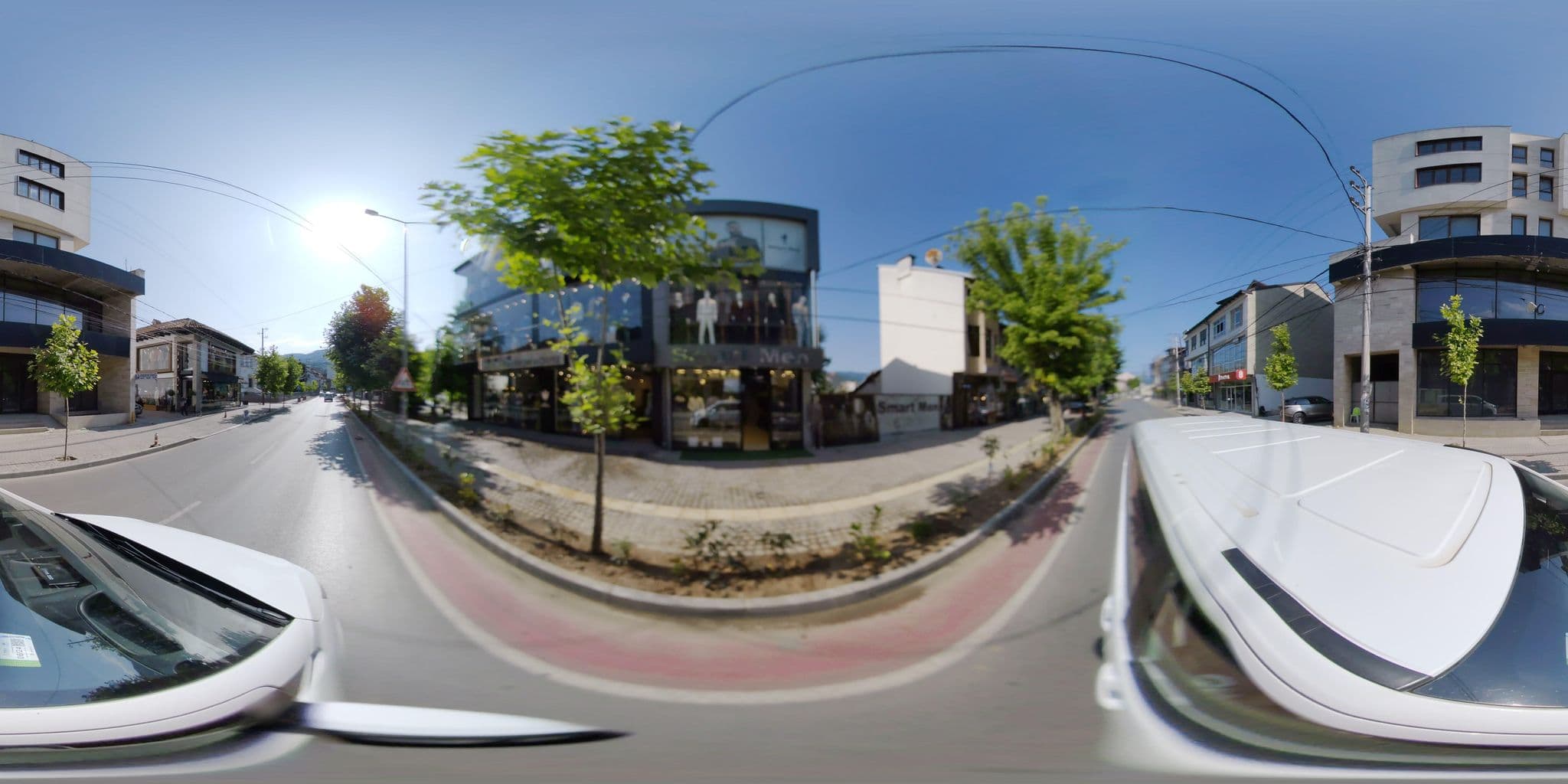 Street view near Hotel Alveda, Prizren — © mapconcierge (CC BY-SA · Mapillary)