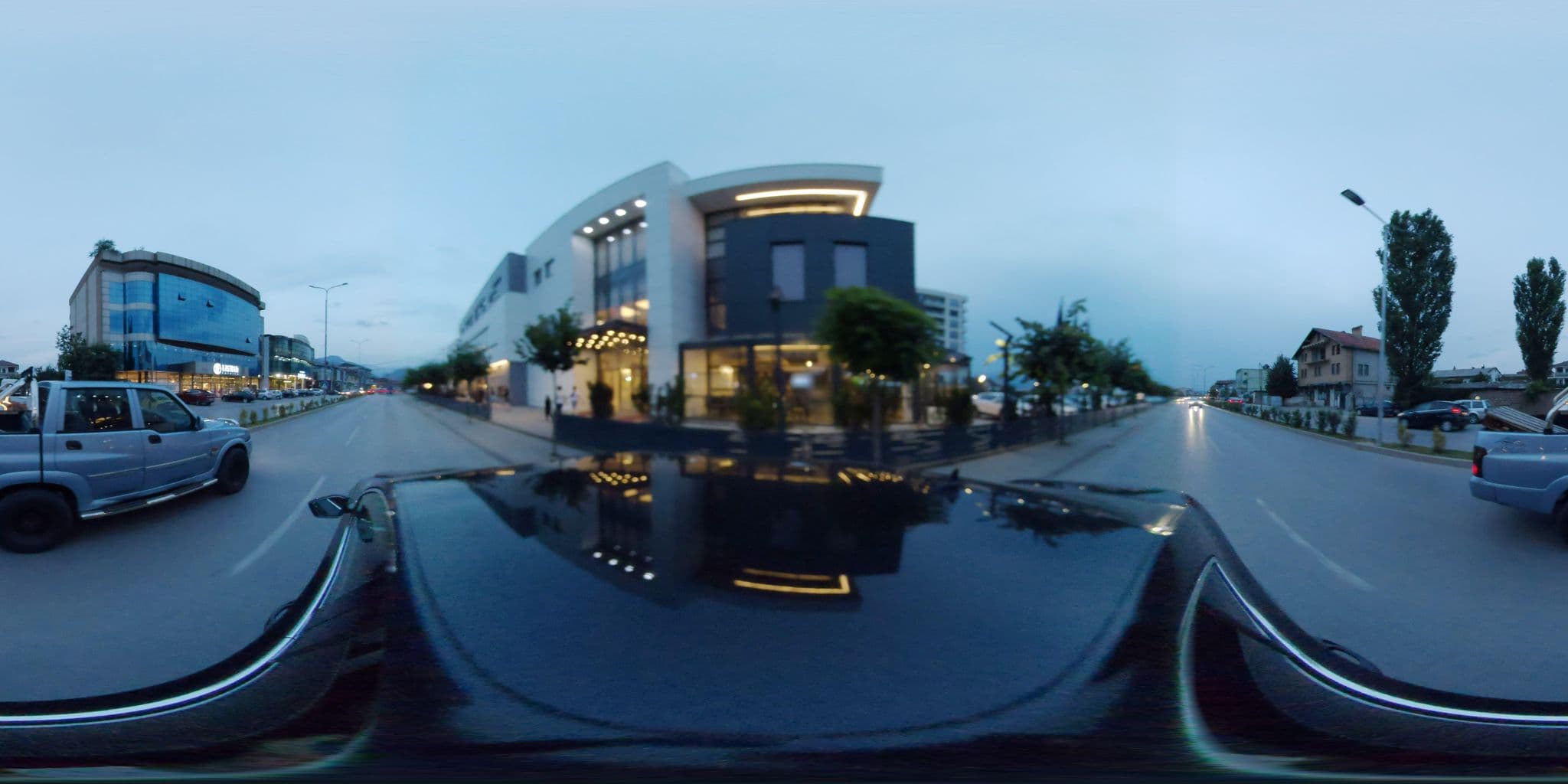 Street view near Hotel Tesara, Prizren — © mapconcierge (CC BY-SA · Mapillary)