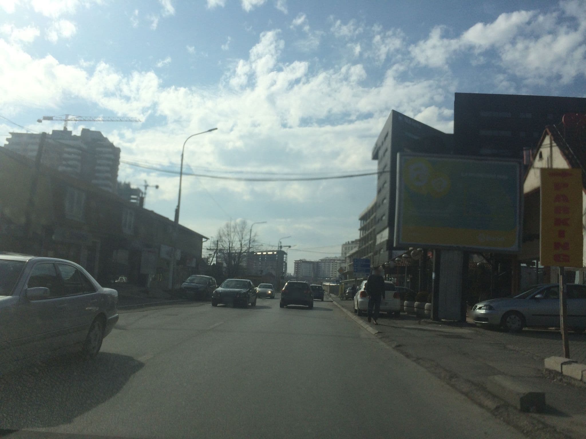 Street view near Plaza Boutique Hotel, Pristina — © ardob11 (CC BY-SA · Mapillary)
