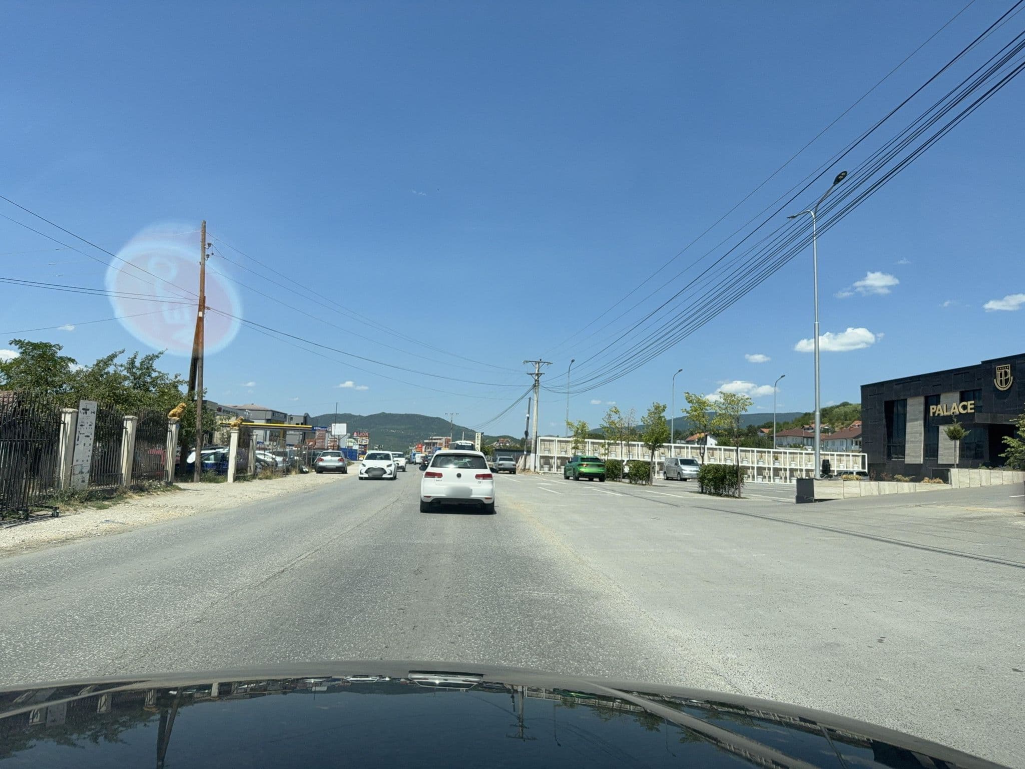 Street view near Hotel Palace, Mitrovicë — © skromalee (CC BY-SA · Mapillary)