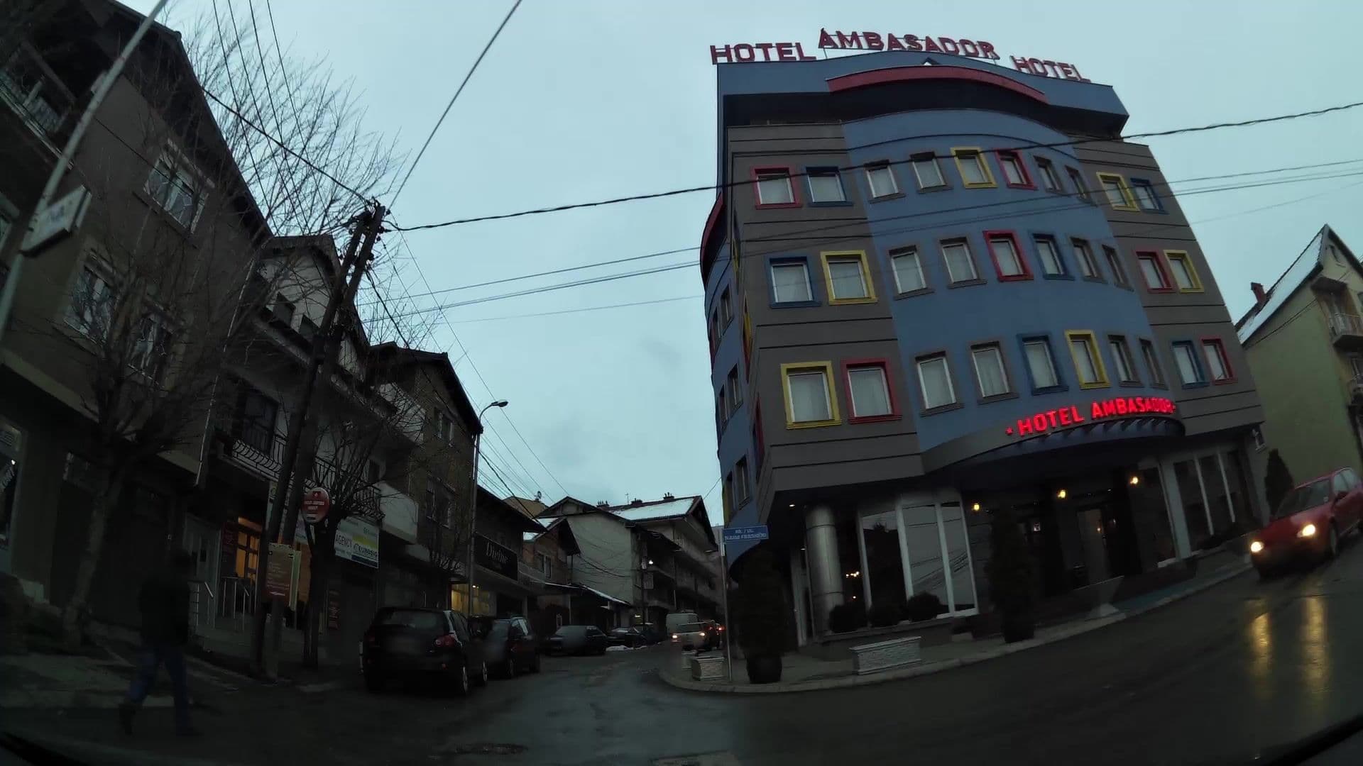Street view near Hotel Ambassador, Pristina — © kaartcam (CC BY-SA · Mapillary)