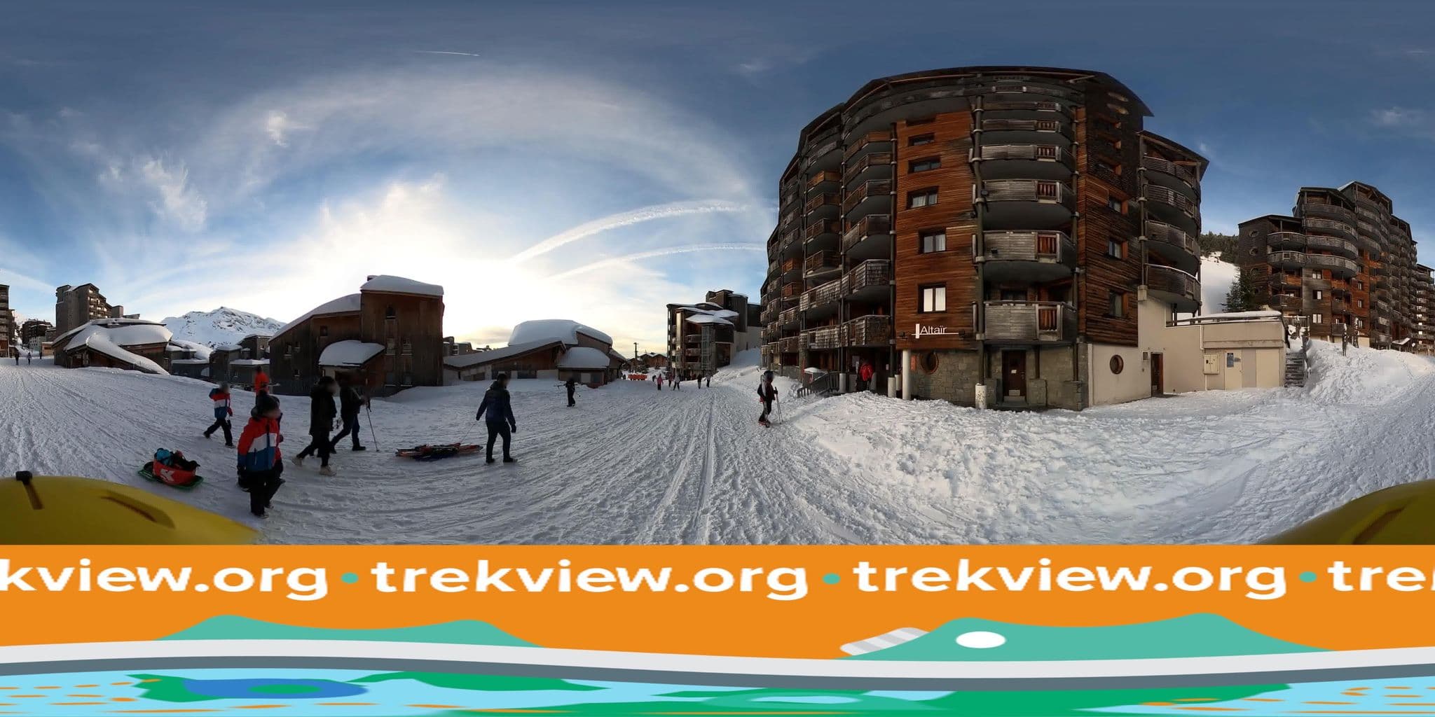Street view near Résidence Altair, Morzine
