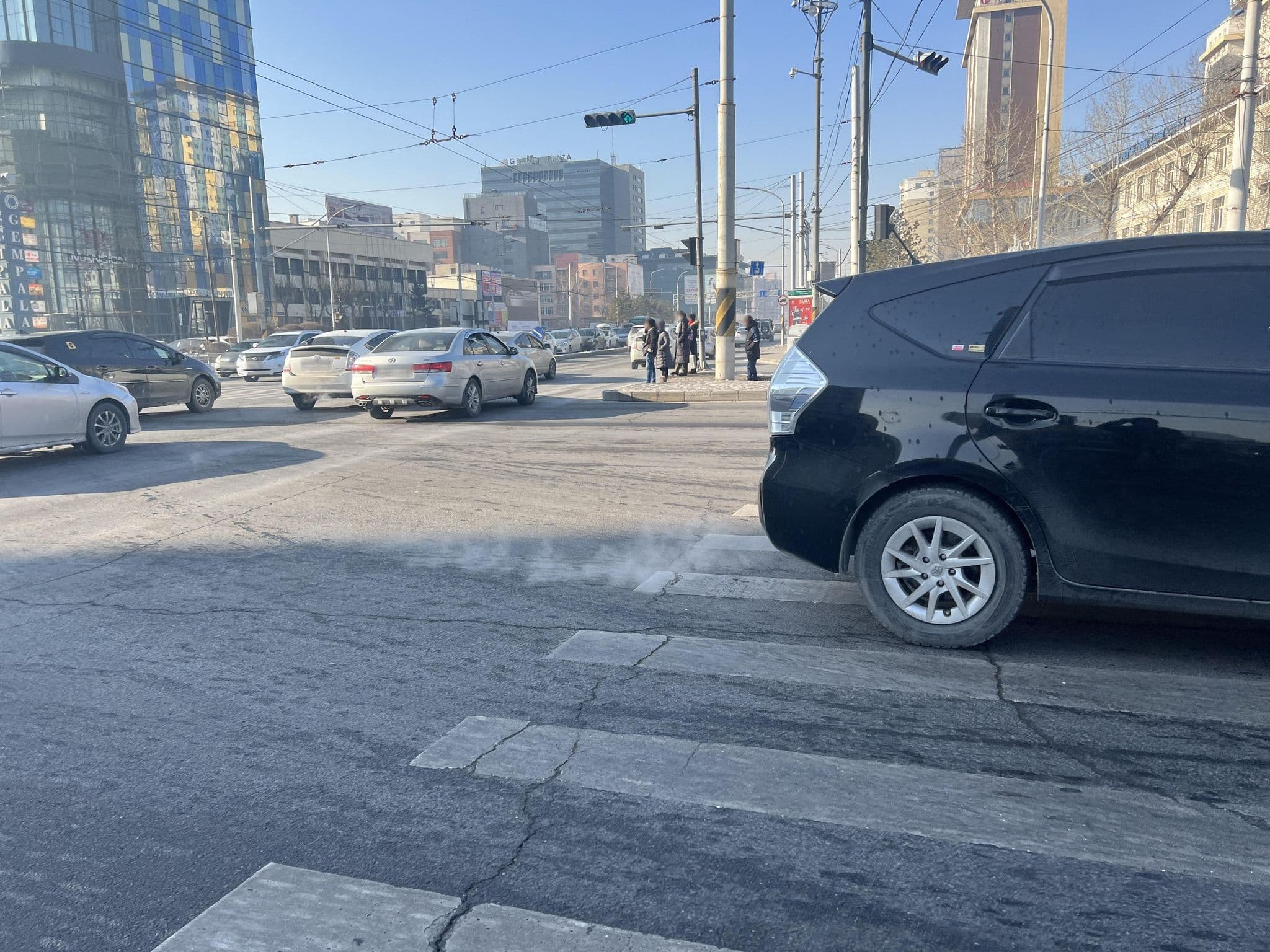 Street view near J House, Ulan Bator — © Baigalmaa (CC BY-SA · Mapillary)