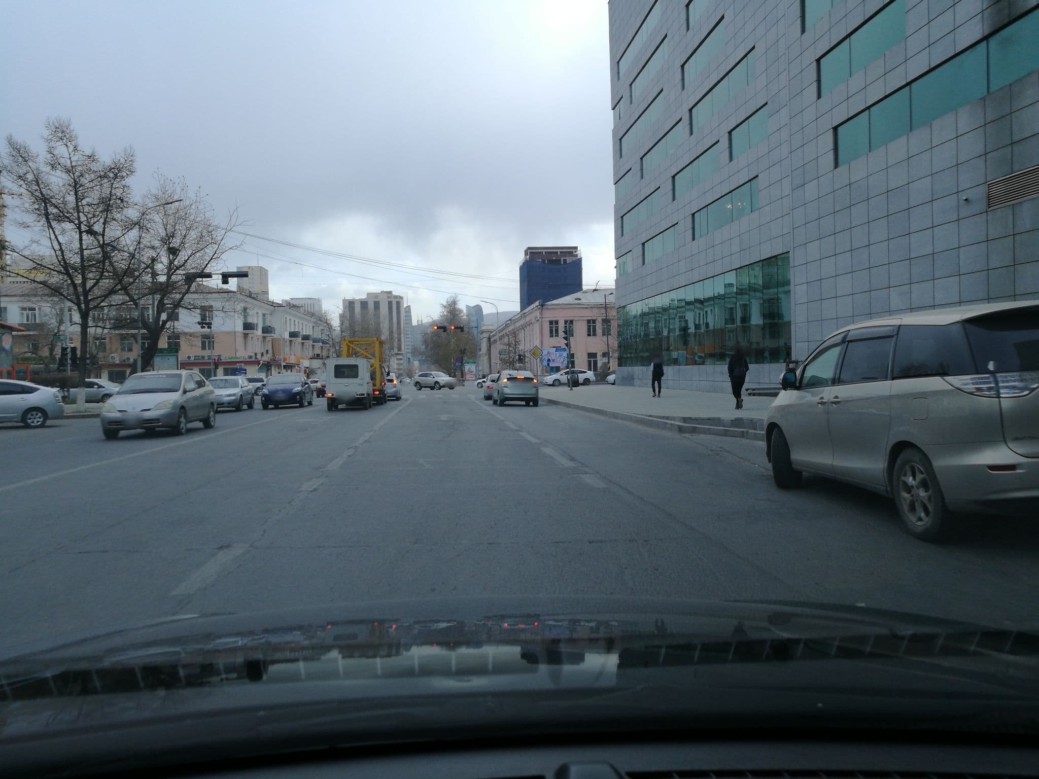 Street view near Novotel Ulaanbaatar, Ulan Bator — © ganbold (CC BY-SA · Mapillary)