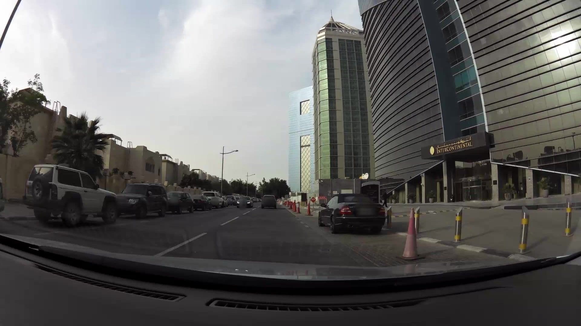 Street view near 46th Flr. Health & Fitness Club, InterContinental Doha The City, Al ‘Unayzah — © kaartcam (CC BY-SA · Mapillary)