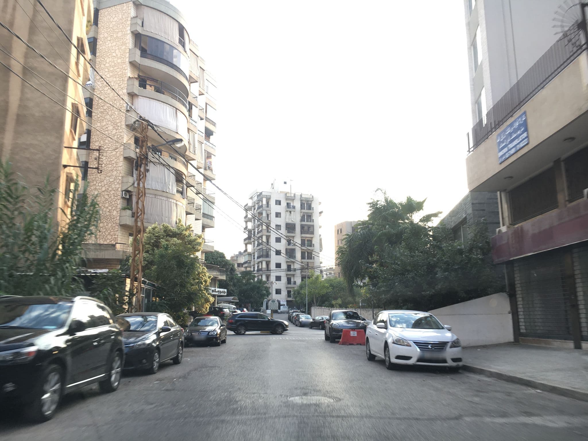 Street view near Eden Hotel, Beirut — © ziadg (CC BY-SA · Mapillary)