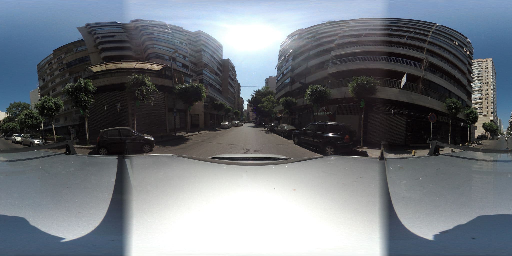 Street view near Hotel Cavalier, Beirut — © sandroeid (CC BY-SA · Mapillary)