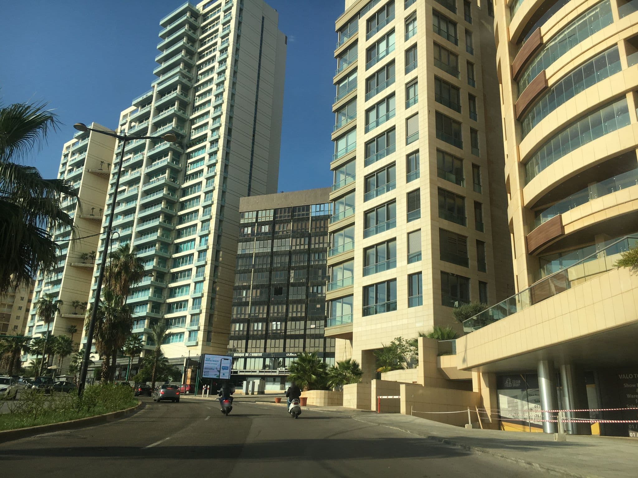 Street view near Orient Palace Hotel, Ra’s Bayrūt — © ziadg (CC BY-SA · Mapillary)