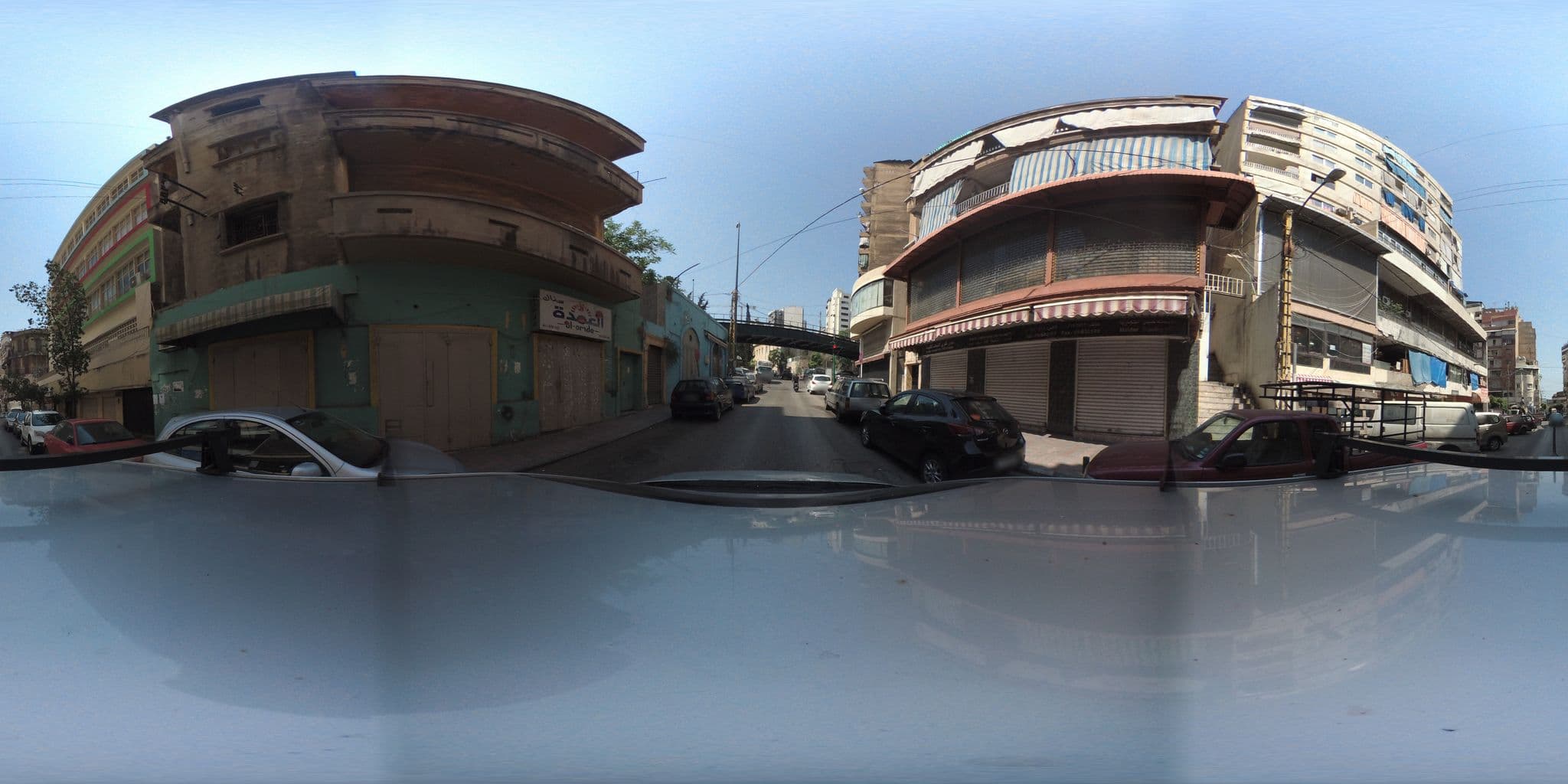 Street view near Monroe Hotel Beirut, Beirut — © sandroeid (CC BY-SA · Mapillary)