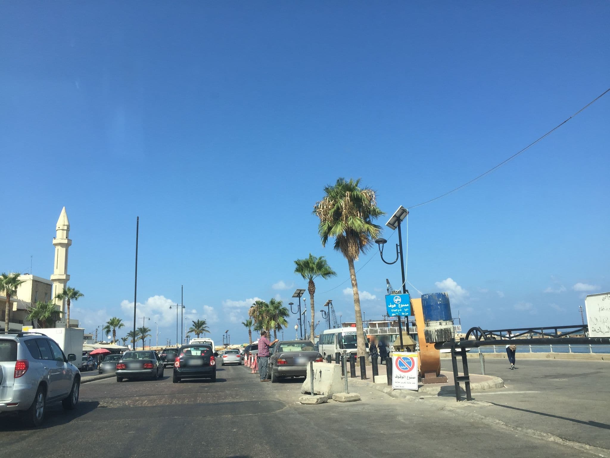 Street view near Al Qualaa Hotel and Restaurant, Sidon — © laye (CC BY-SA · Mapillary)
