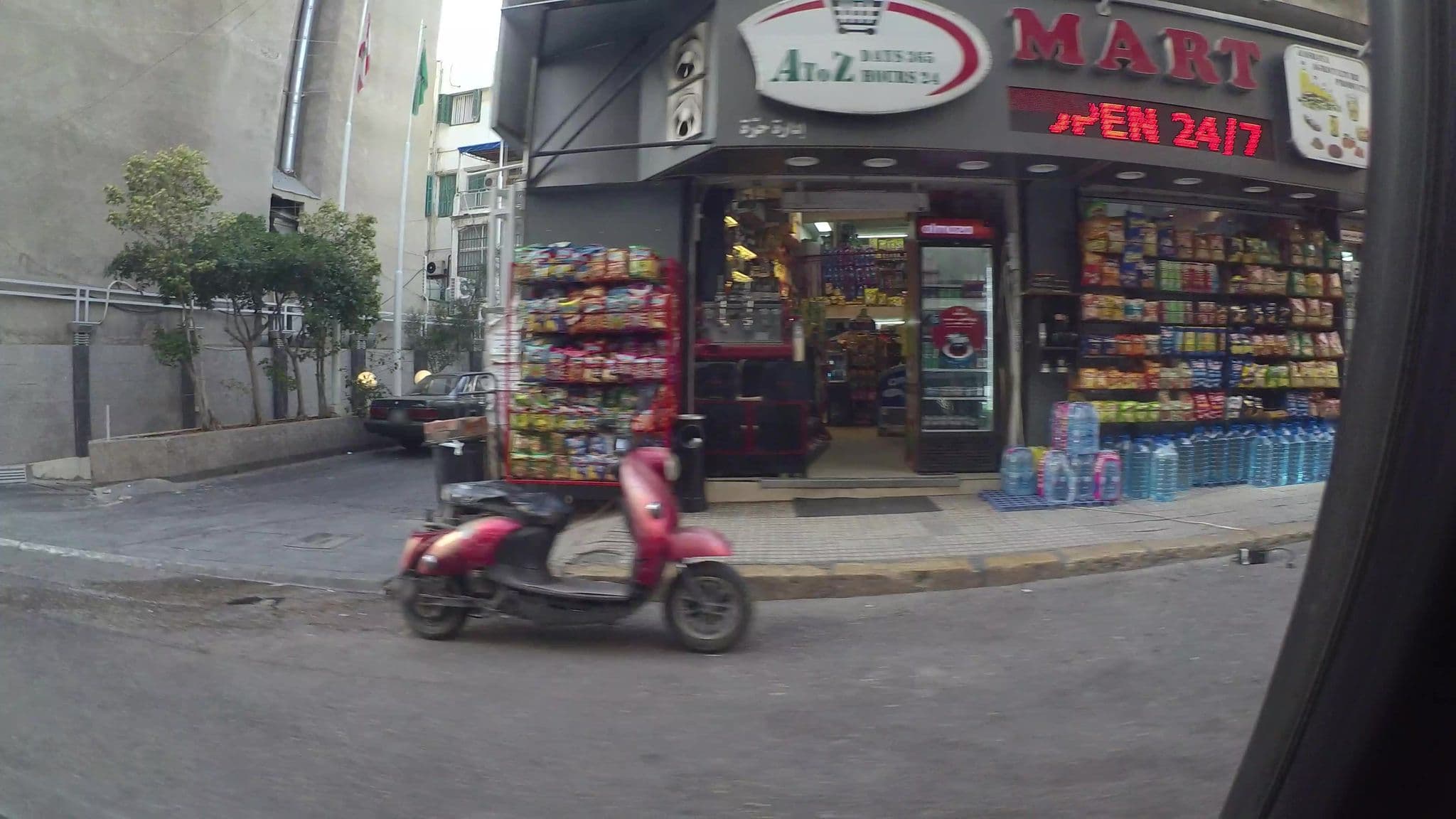 Street view near Al Sheikh Hotel, Ra’s Bayrūt — © kaartcam (CC BY-SA · Mapillary)