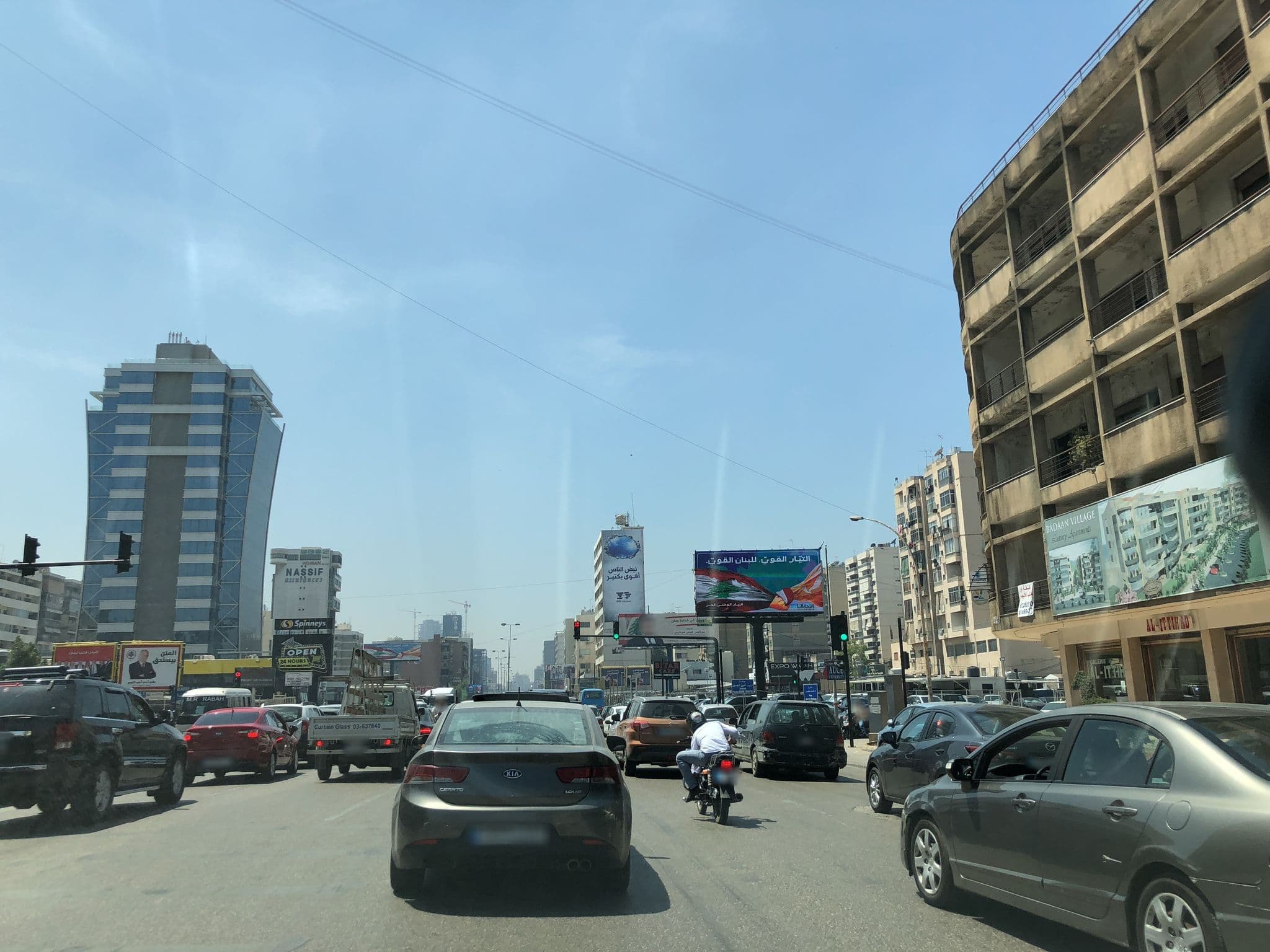 Street view near Metropolitan Hotel, Beirut — © ronfarra (CC BY-SA · Mapillary)