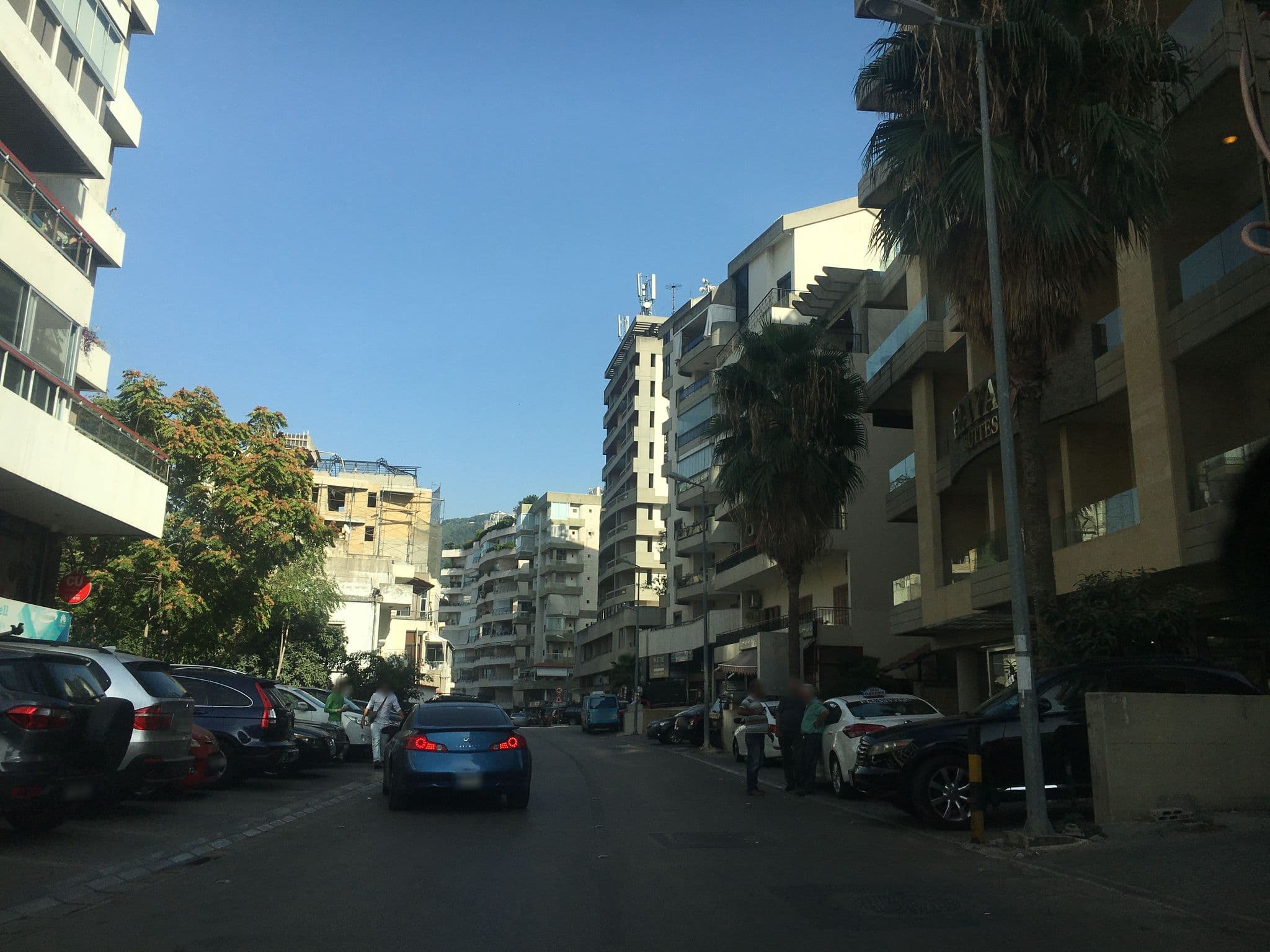 Street view near Hayali Suites Hotel, Jounieh — © ziadg (CC BY-SA · Mapillary)