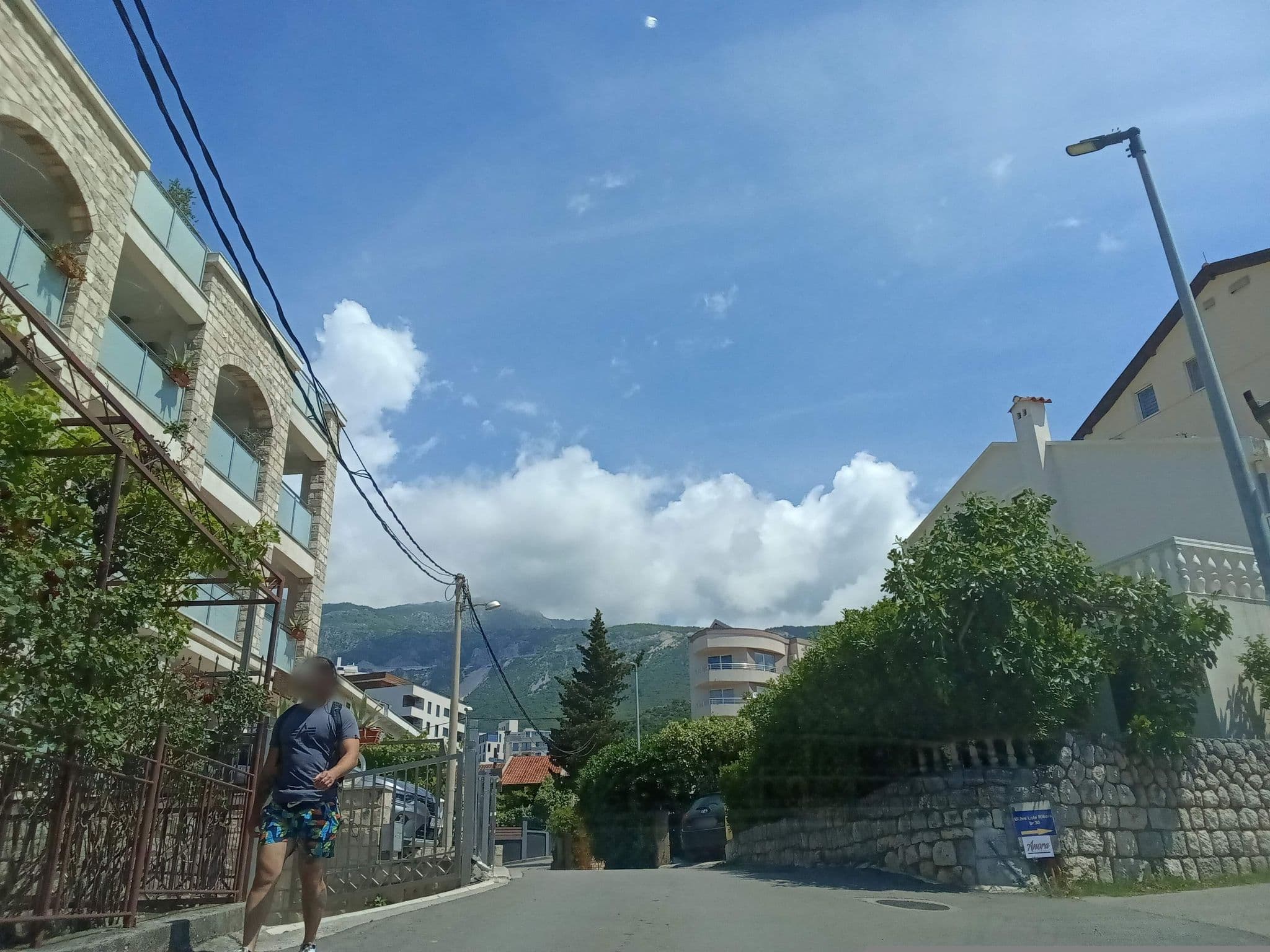 Street view near Mila & Jovana apartments, Budva — © gisbudva (CC BY-SA · Mapillary)