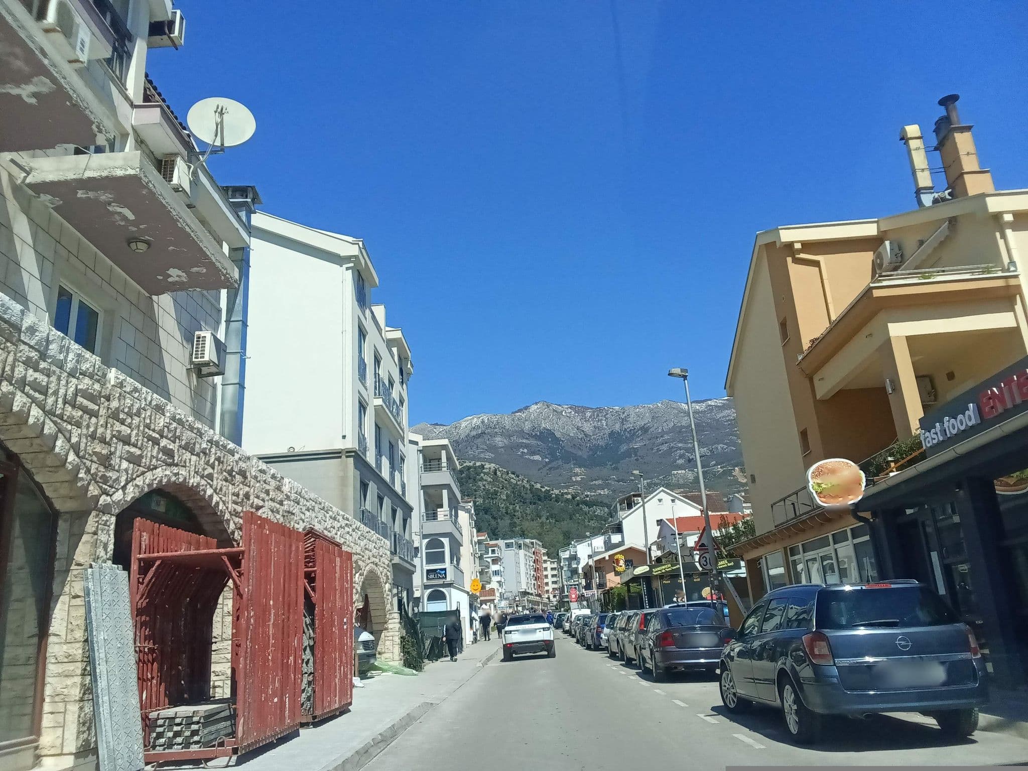 Street view near Apartmani A&A, Budva — © gisbudva (CC BY-SA · Mapillary)