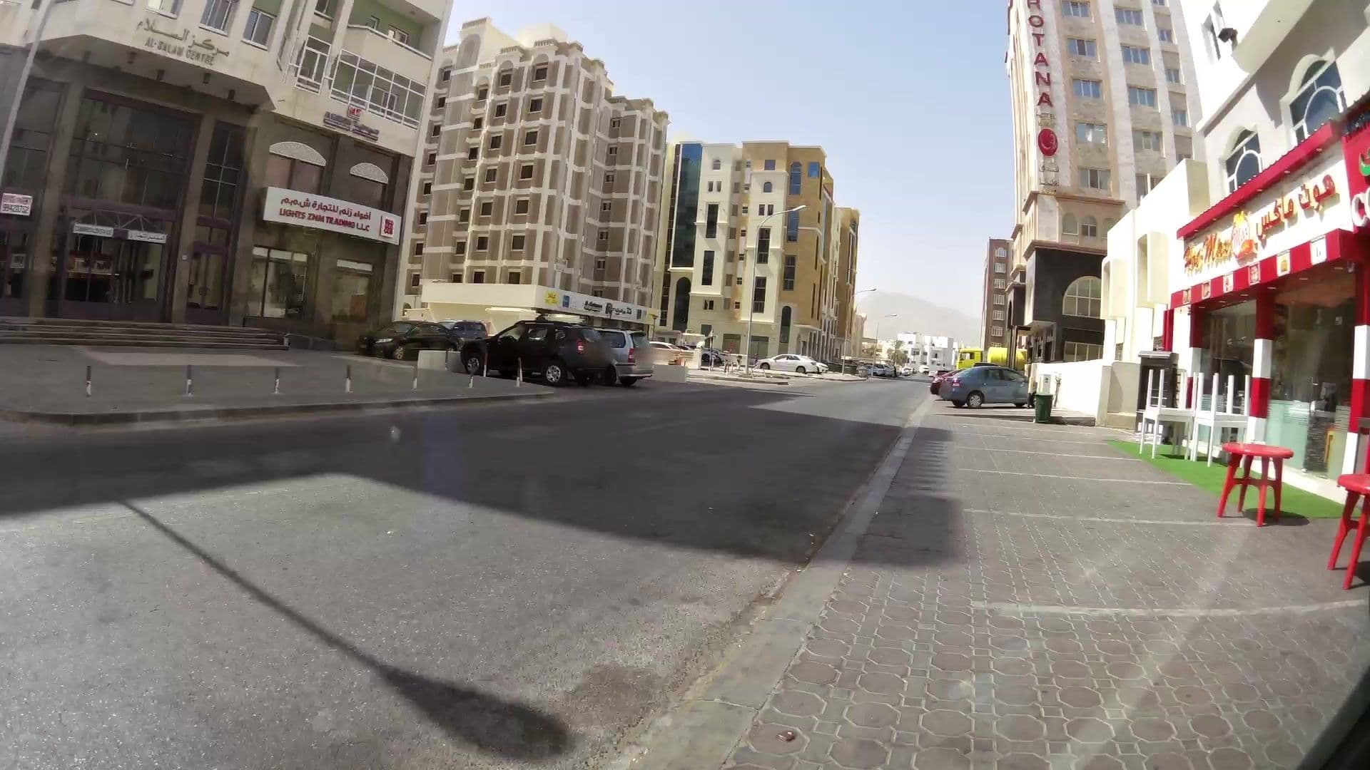 Street view near La Rosa Hotel, Muscat — © kaartcam (CC BY-SA · Mapillary)