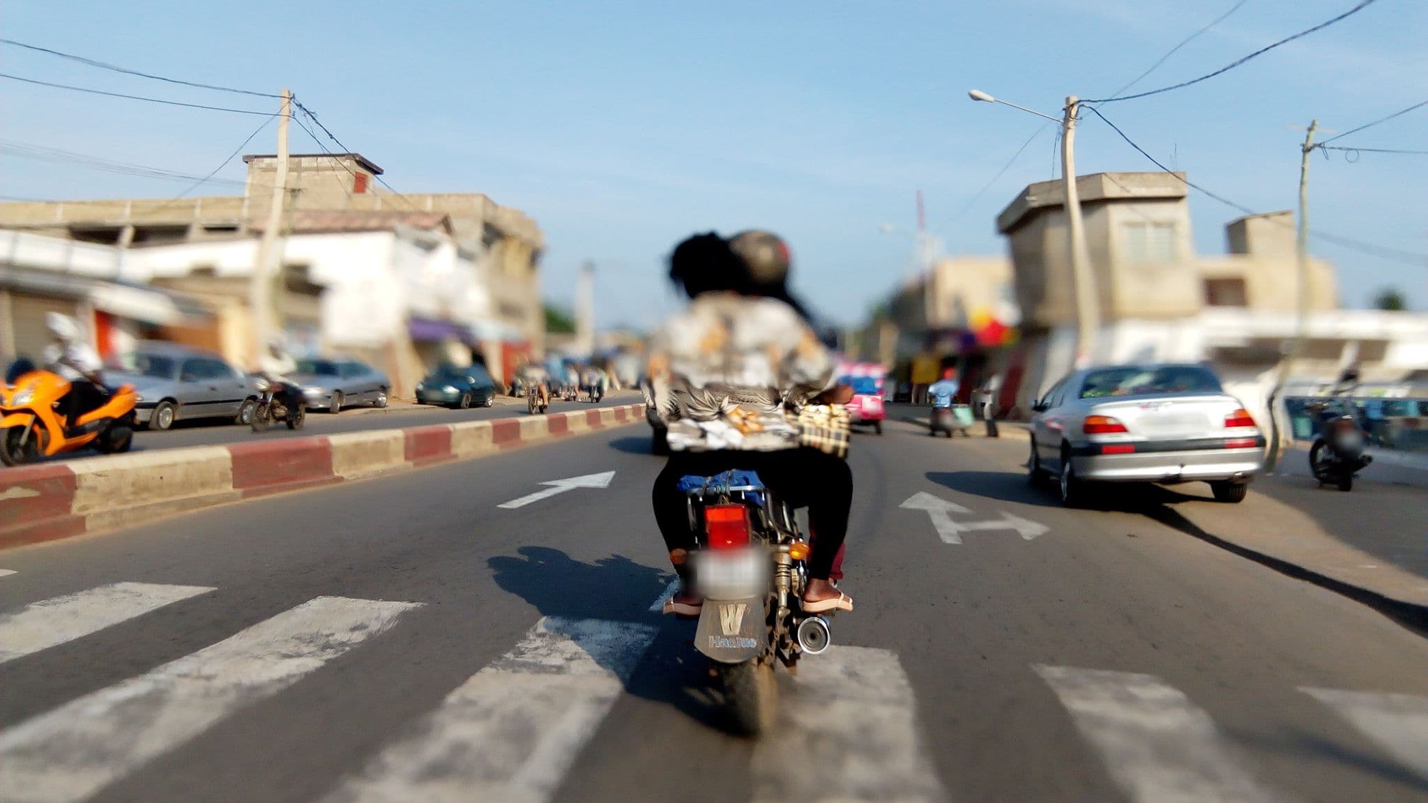 Street view near Hôtel Merlot, Lomé — © hermann106 (CC BY-SA · Mapillary)