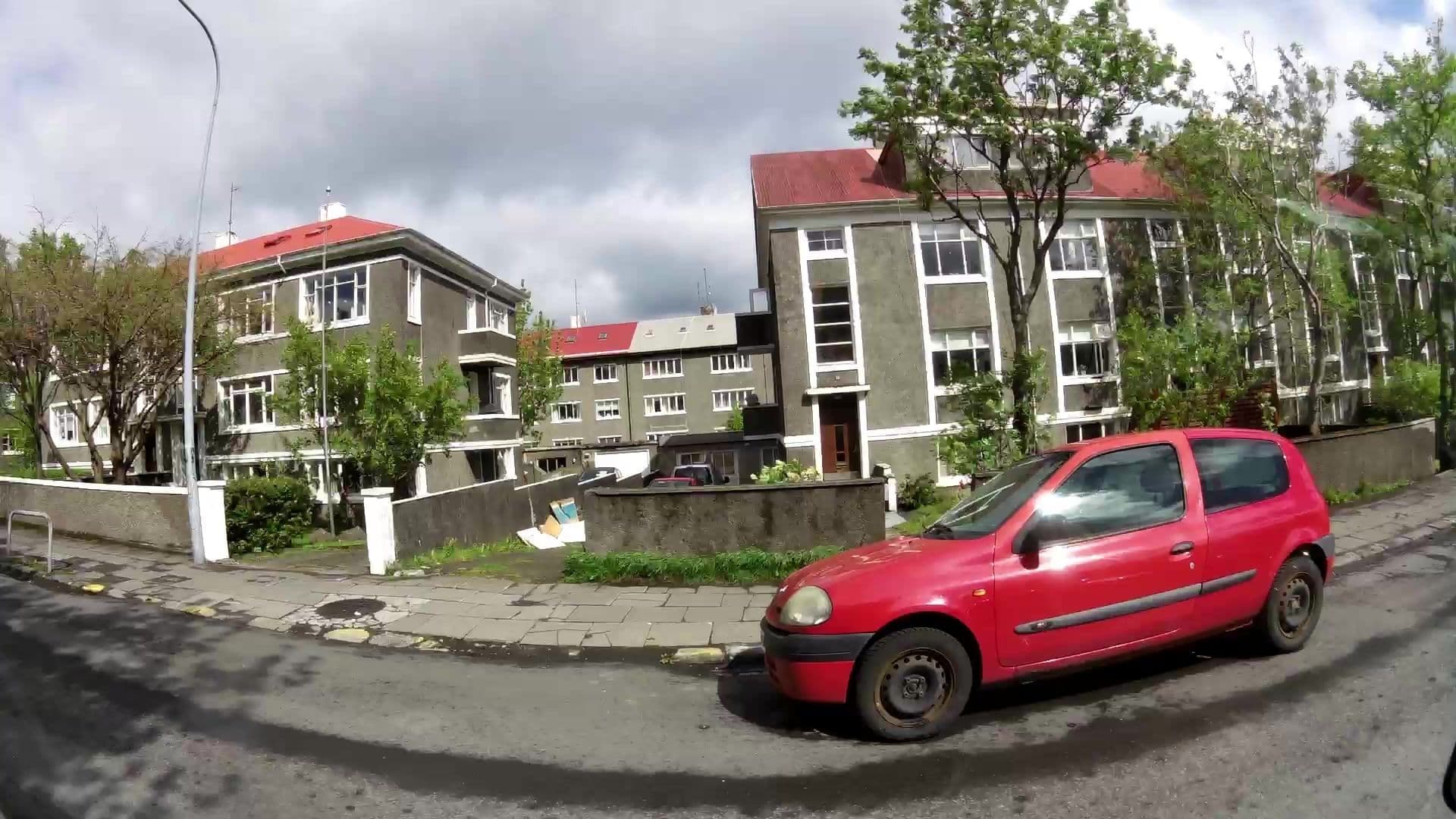 Street view near A Part Of Reykjavik Apartments Eiriksgata, Reykjavík — © kaartcam (CC BY-SA · Mapillary)