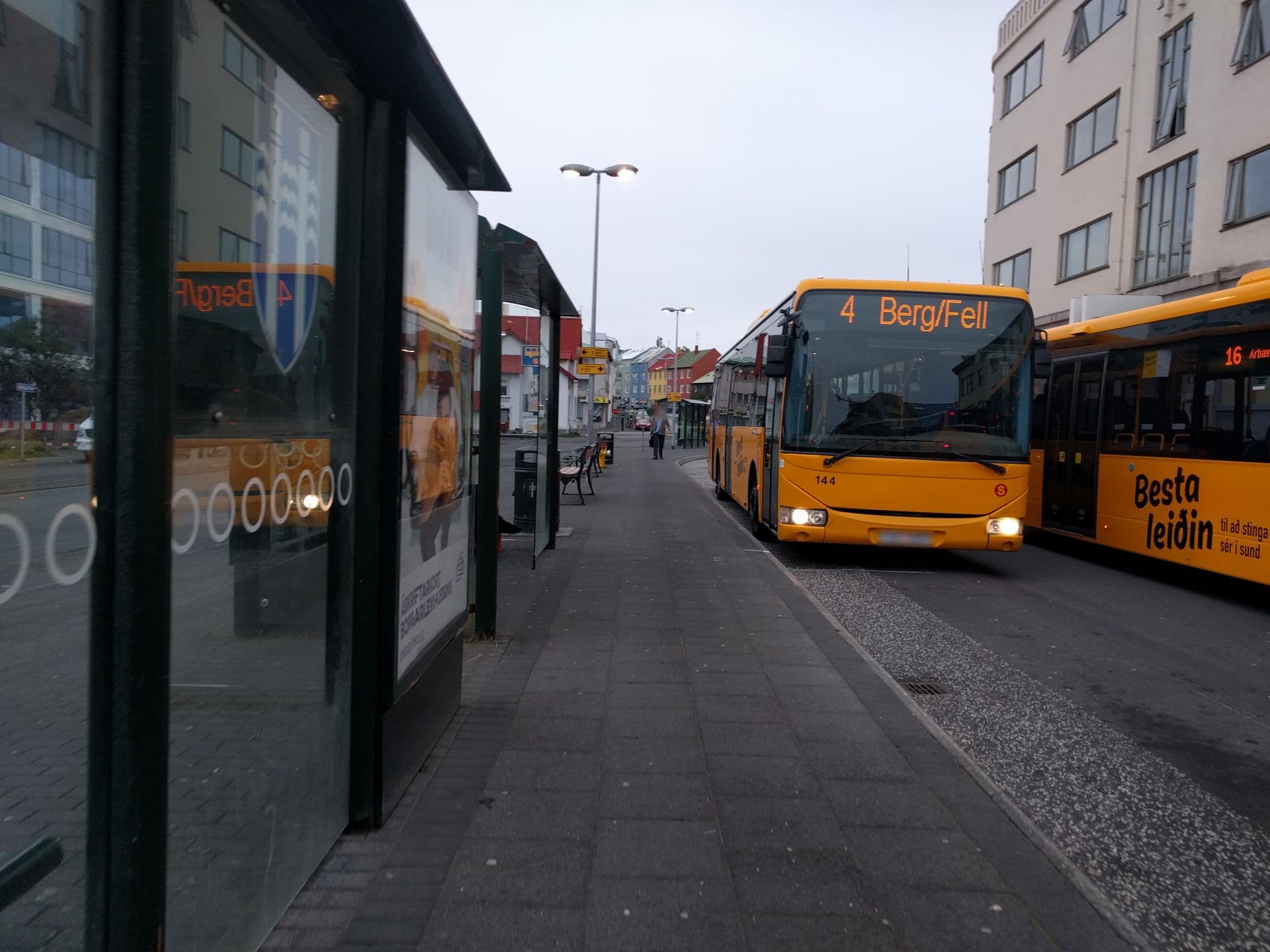 Street view near Hlemmur Square, Reykjavík — © peterneubauer (CC BY-SA · Mapillary)