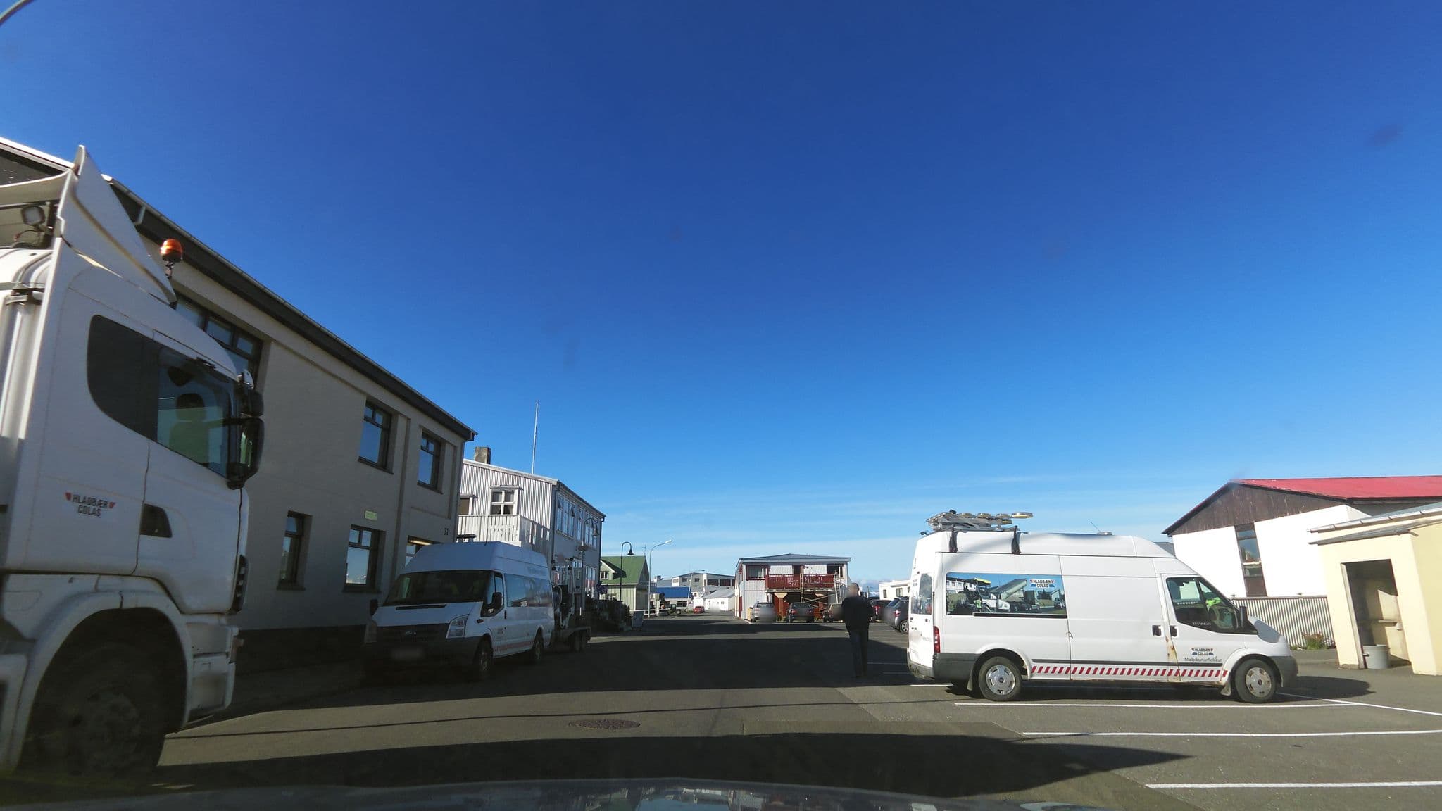 Street view near Bolungarvìk, Ísafjörður — © stalfur (CC BY-SA · Mapillary)