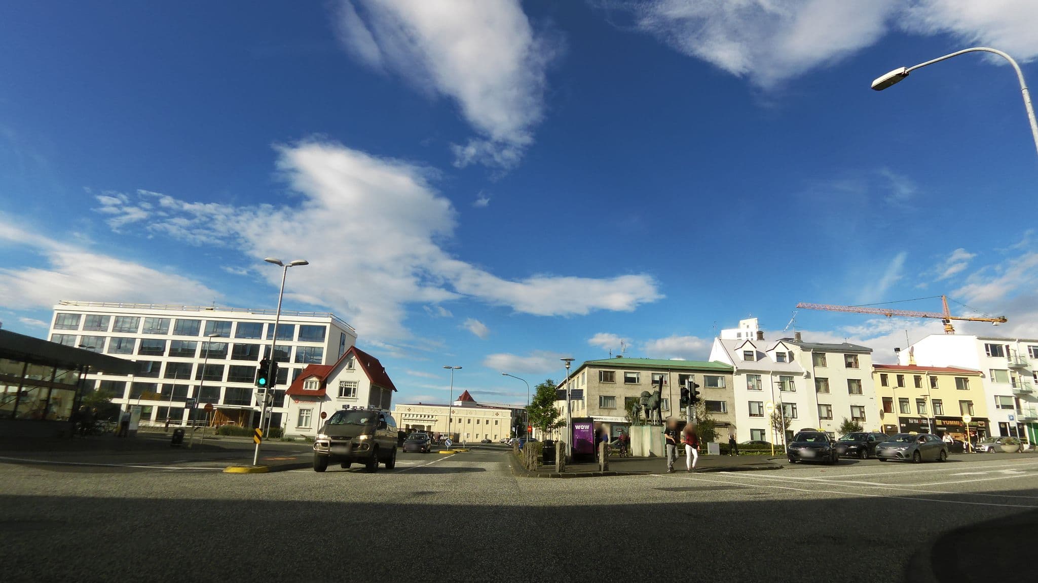 Street view near Hlemmur Apartments, Reykjavík — © stalfur (CC BY-SA · Mapillary)