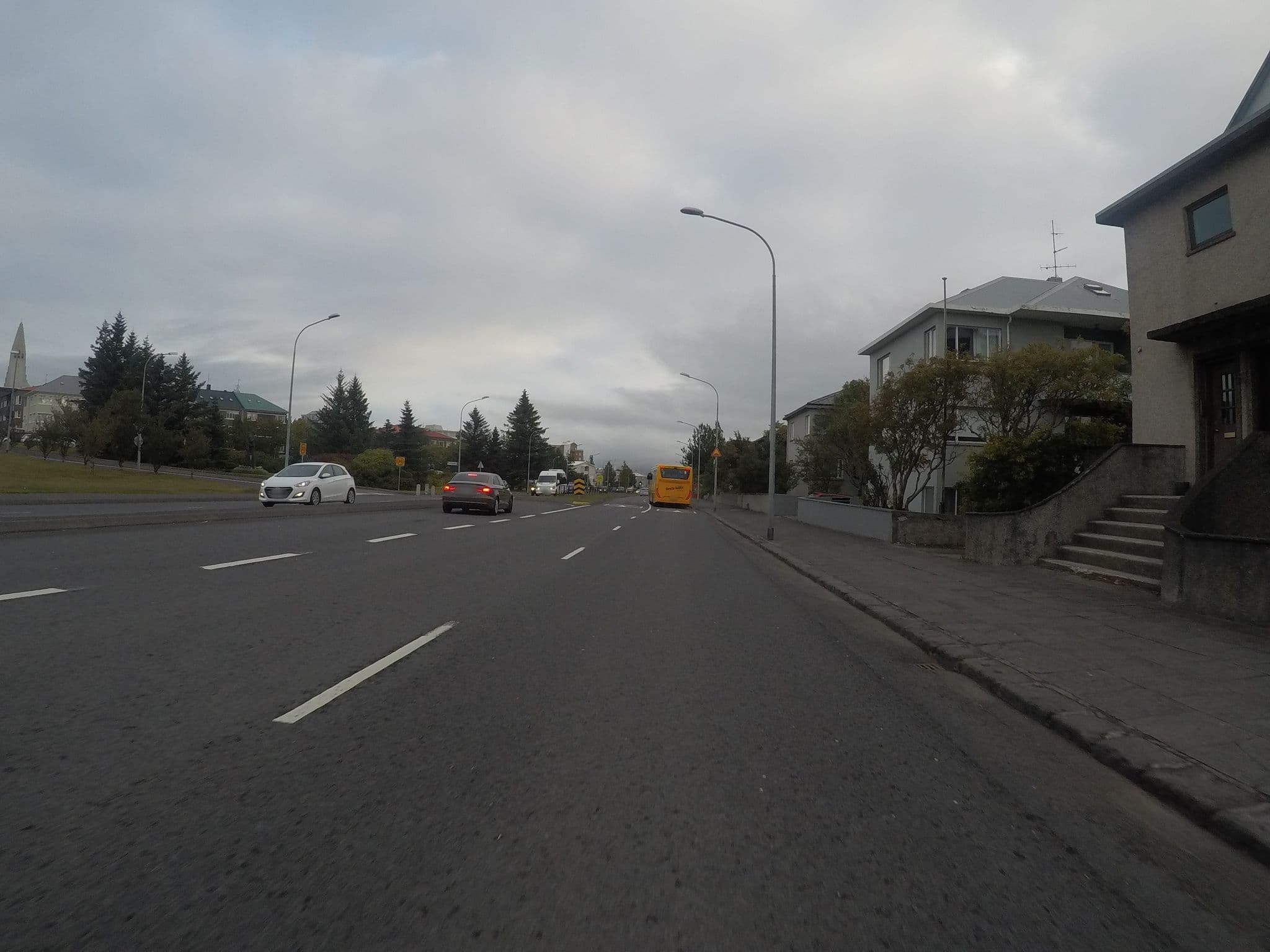 Street view near Reyjavik Central Guesthouse, Reykjavík — © chrisbeddow (CC BY-SA · Mapillary)