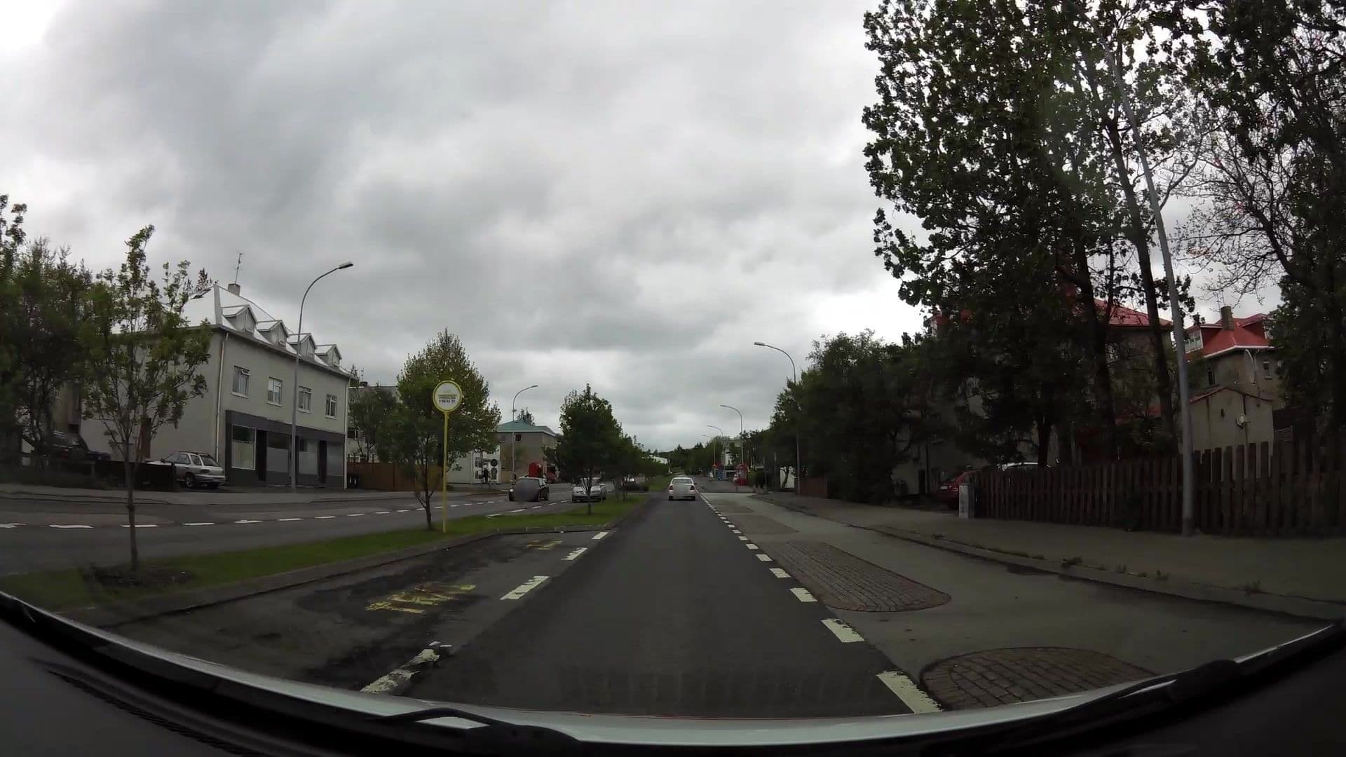 Street view near Guesthouse Mavahlid 23, Reykjavík — © kaartcam (CC BY-SA · Mapillary)