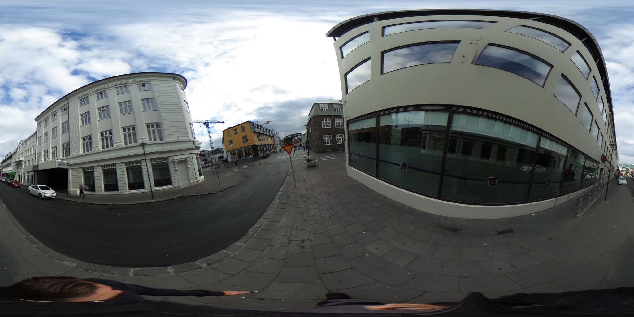 Street view near Radisson, Reykjavík — © ainali (CC BY-SA · Mapillary)