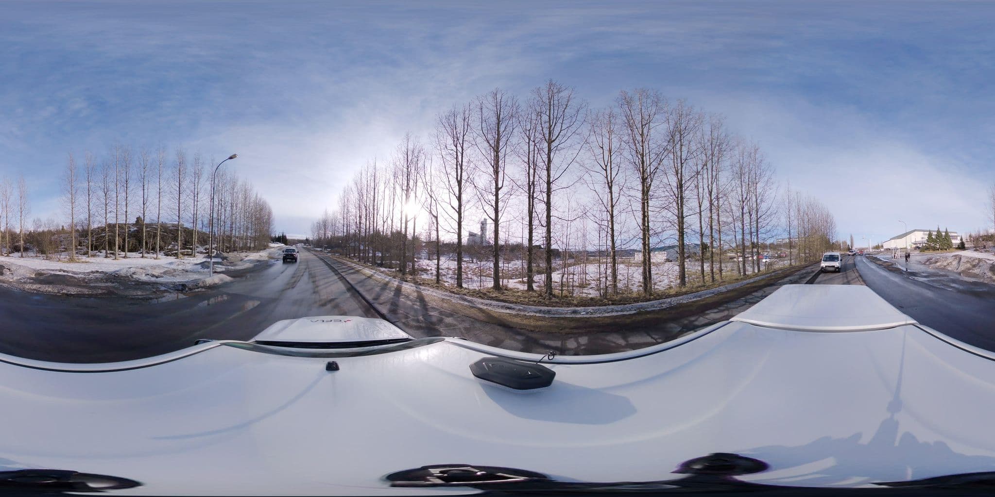 Street view near Olga Guesthouse, Egilsstaðir — © hshelgason (CC BY-SA · Mapillary)