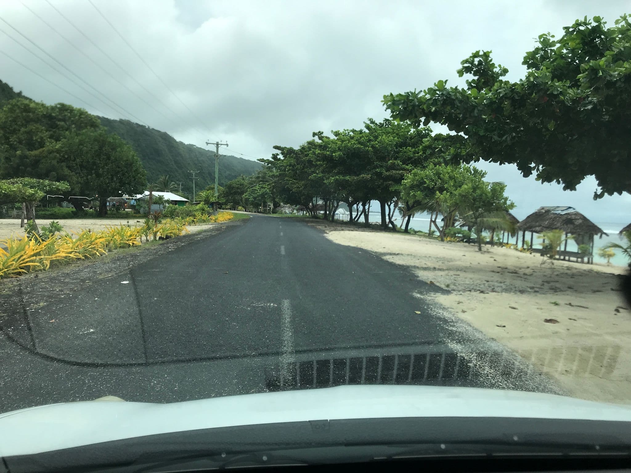 Street view near Manusina Beach Fales, Matavai — © naokiosaka (CC BY-SA · Mapillary)