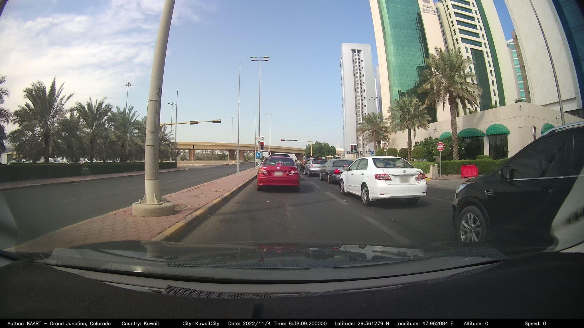 Street view near Ramadan Tent Sheraton, Kuwait City — © kaart_2 (CC BY-SA · Mapillary)