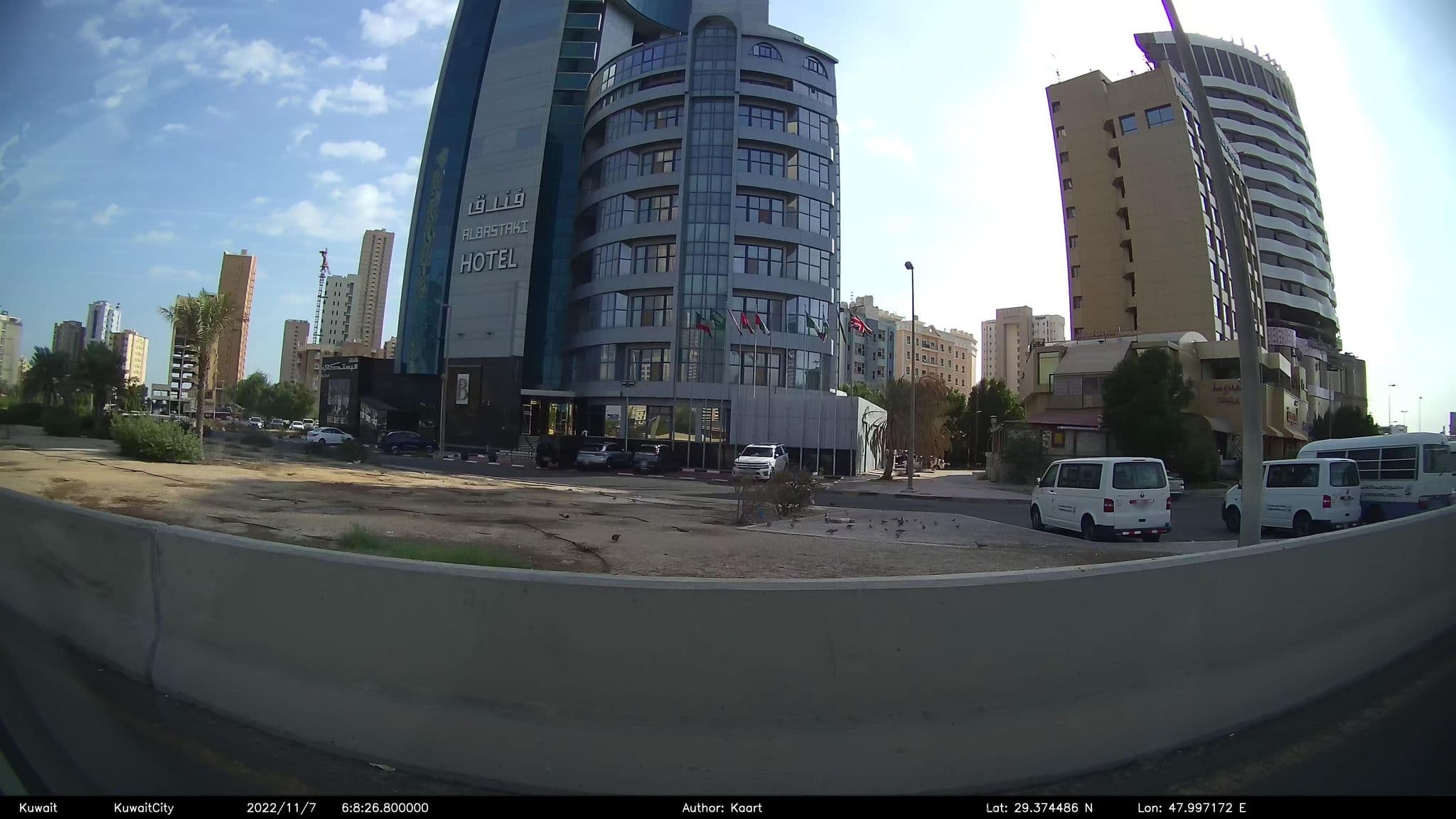 Street view near Safir Al Bastaki Hotel Kuwait City, Ad Dasmah — © kaart_2 (CC BY-SA · Mapillary)