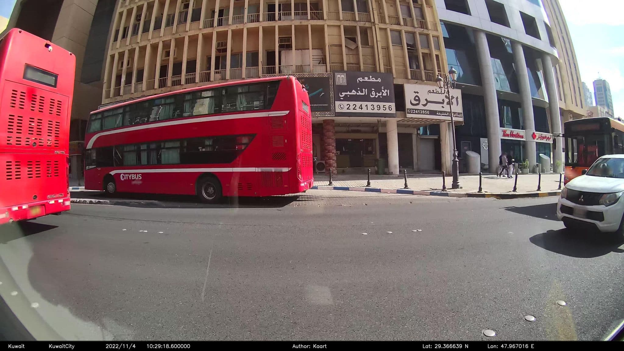 Street view near Inn&go Hotel, Kuwait City — © kaart_2 (CC BY-SA · Mapillary)