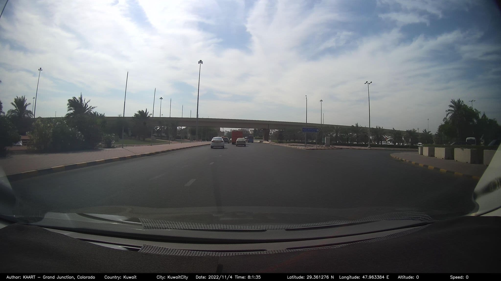 Street view near Four Points Fitness Center, Kuwait City — © kaart_2 (CC BY-SA · Mapillary)
