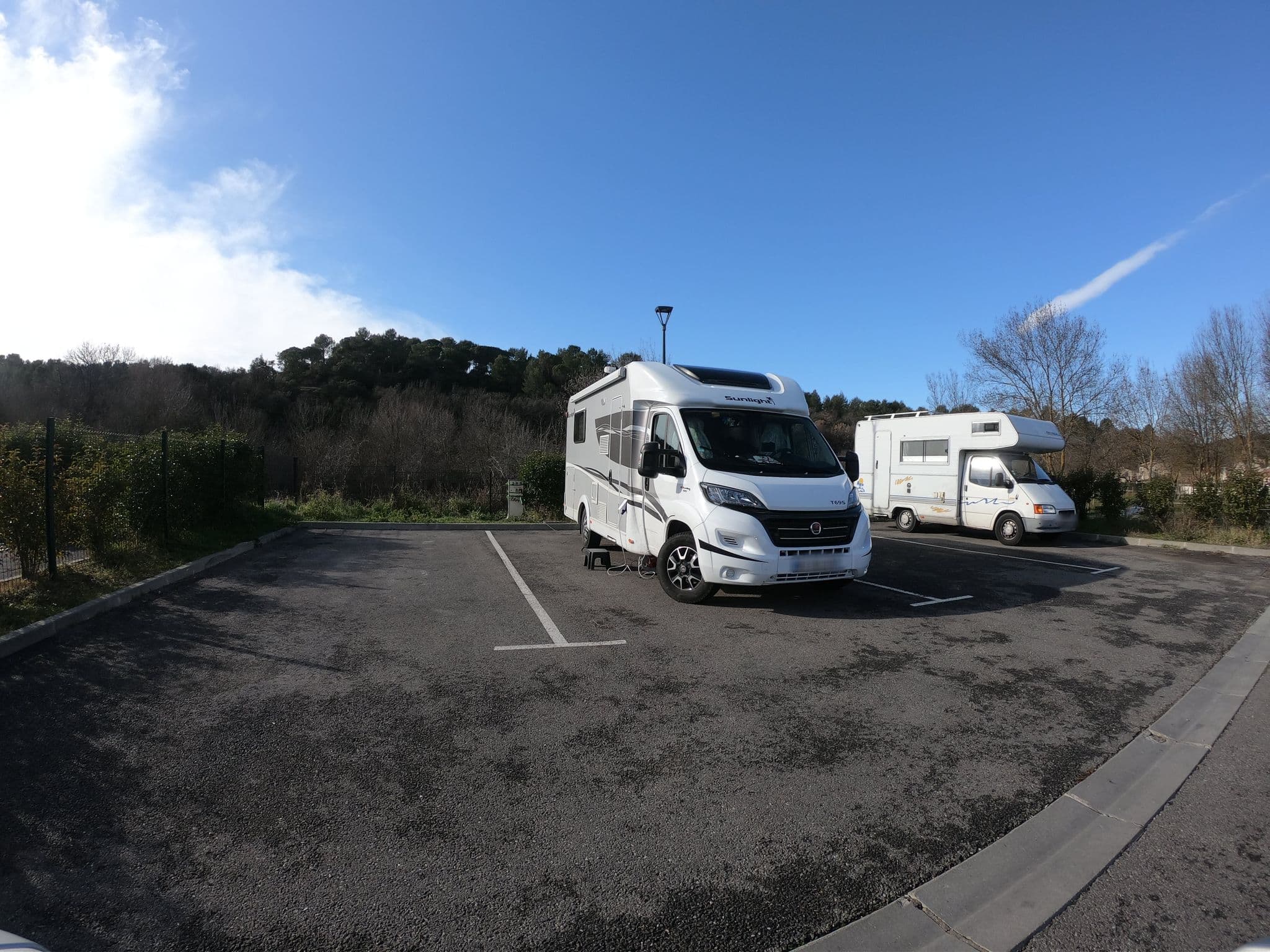 Street view near Aire de camping-car Jouques, Jouques — © joostjakob (CC BY-SA · Mapillary)