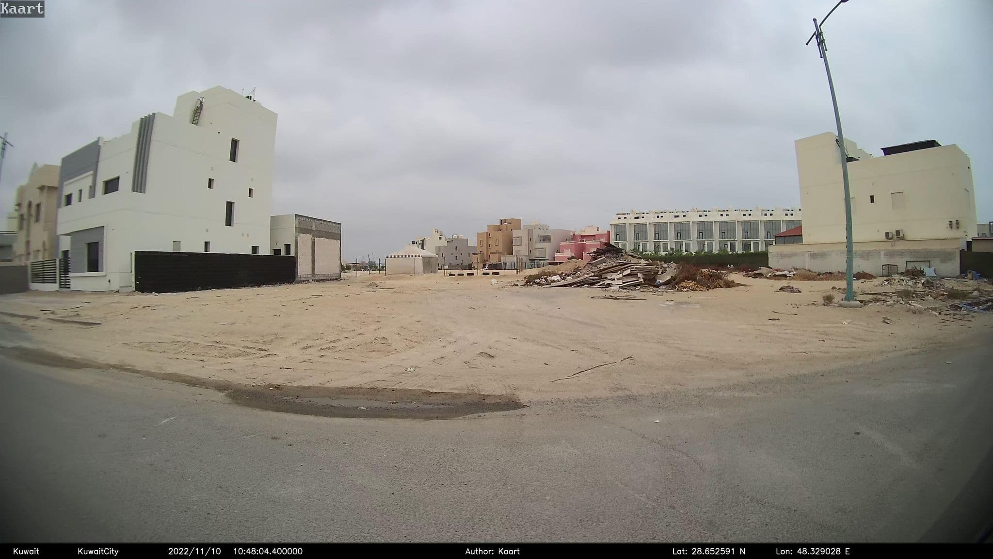 Street view near شاليه حمد سالم السماعيل, Al Wafrah — © kaart_2 (CC BY-SA · Mapillary)