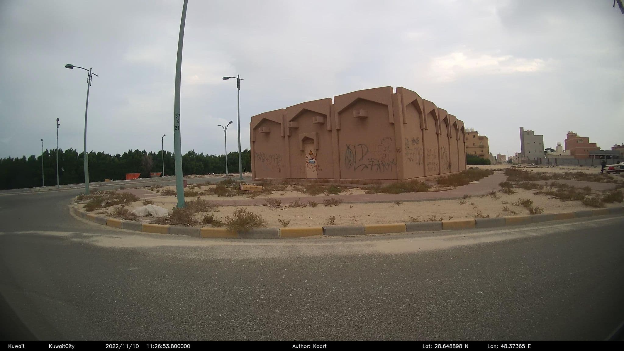 Street view near Alkhabbaz Chalet, Al Wafrah — © kaart_2 (CC BY-SA · Mapillary)