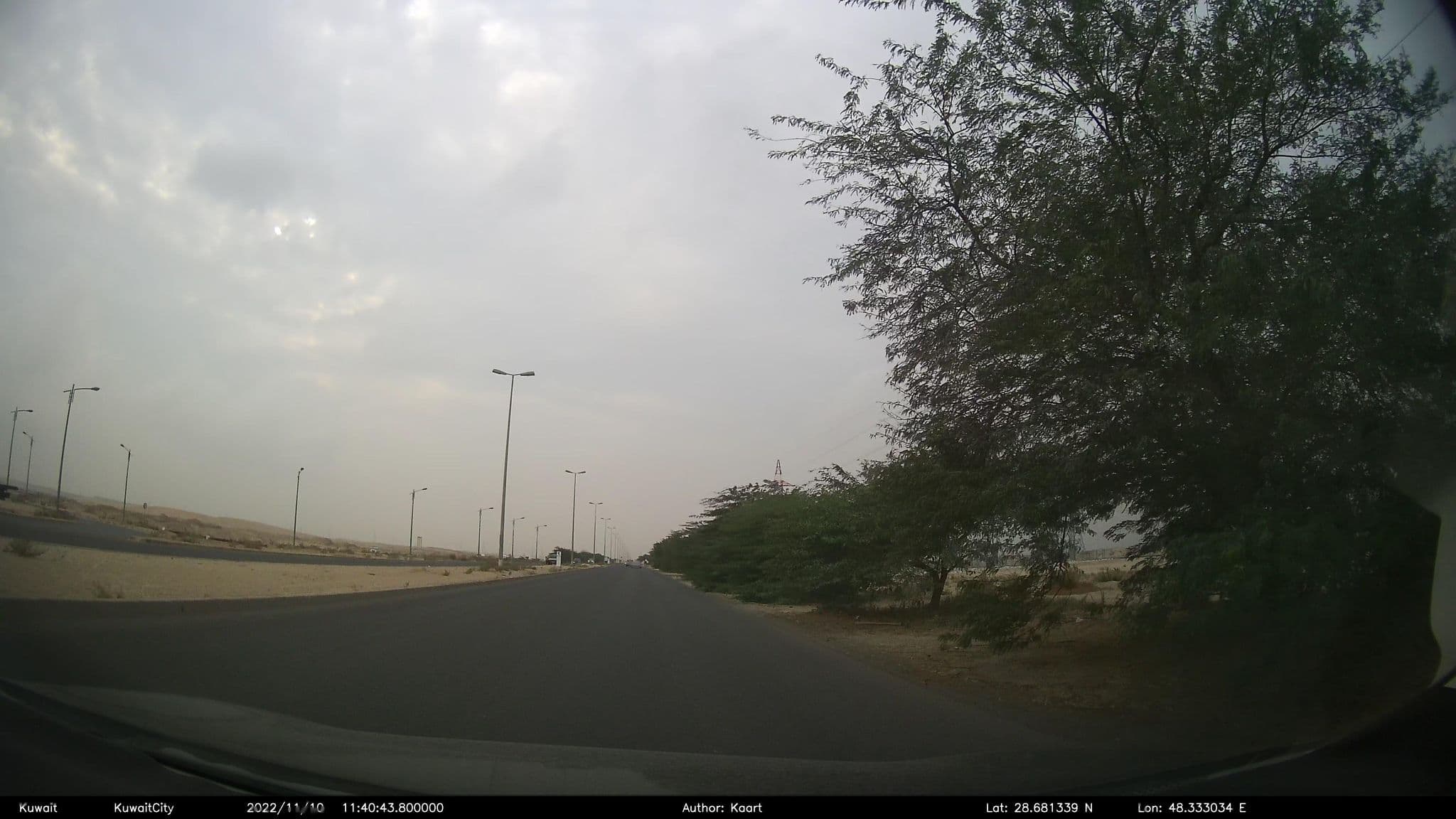 Street view near Road 278 Elzour chalet, Al Wafrah — © kaart_2 (CC BY-SA · Mapillary)