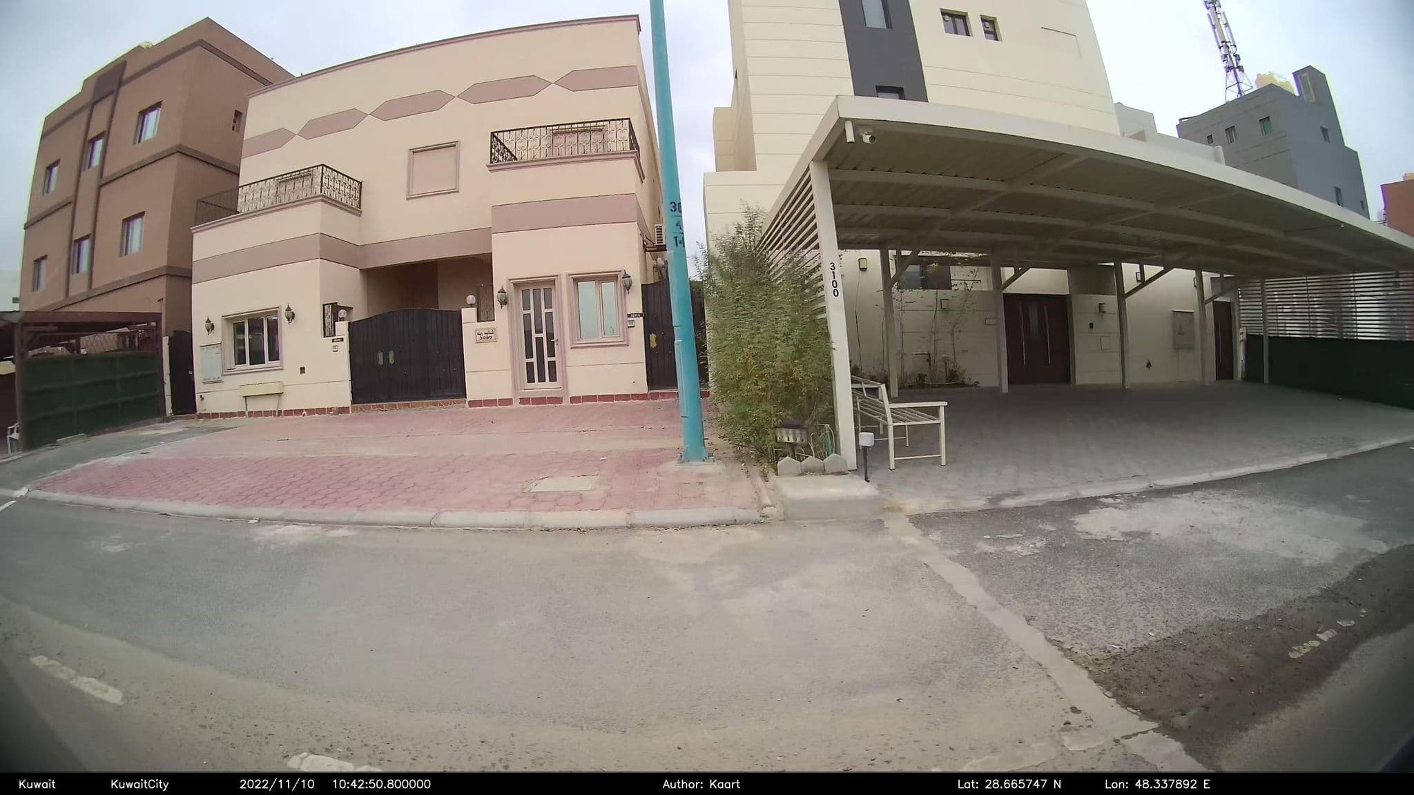 Street view near AlBloushi Chalet, Al Wafrah — © kaart_2 (CC BY-SA · Mapillary)