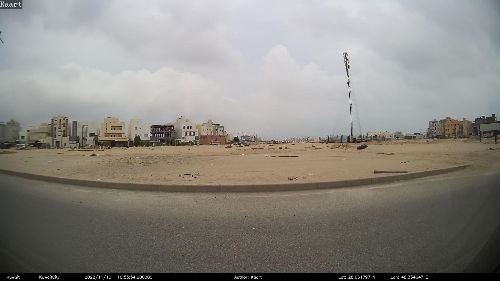 Street view near Chalet 3015, Al Wafrah — © kaart_2 (CC BY-SA · Mapillary)