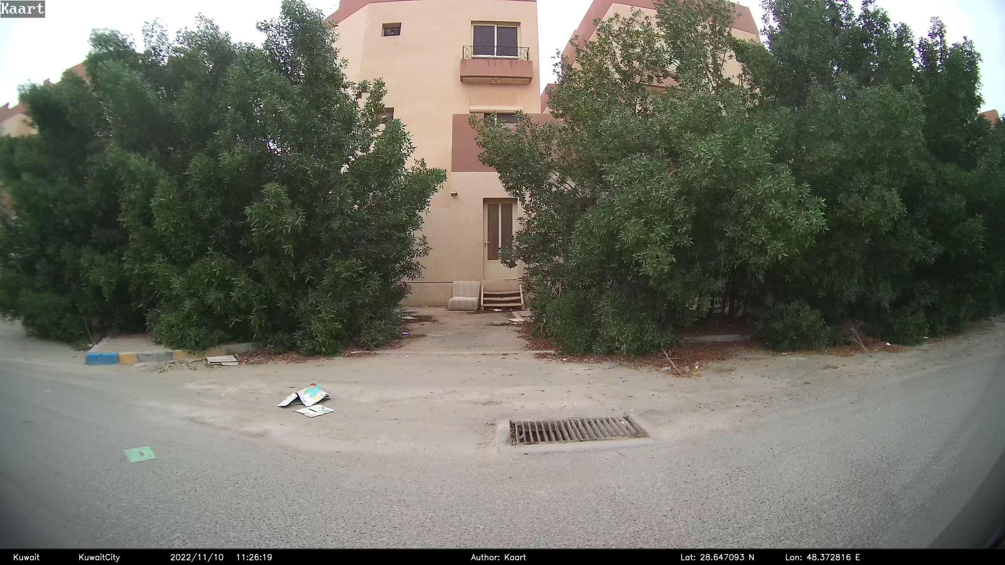 Street view near شاليه زينب آل صباح, Al Wafrah — © kaart_2 (CC BY-SA · Mapillary)