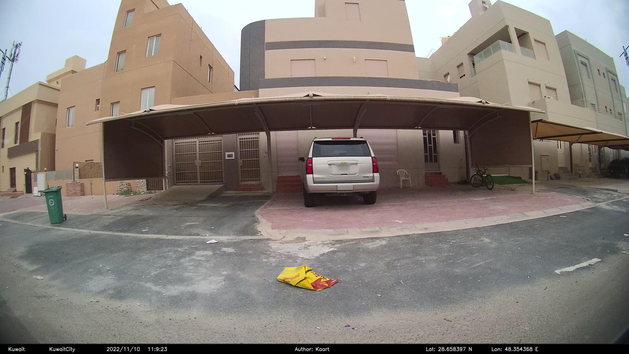 Street view near AlTuwais Chalet, Khairan R278, Al Wafrah — © kaart_2 (CC BY-SA · Mapillary)
