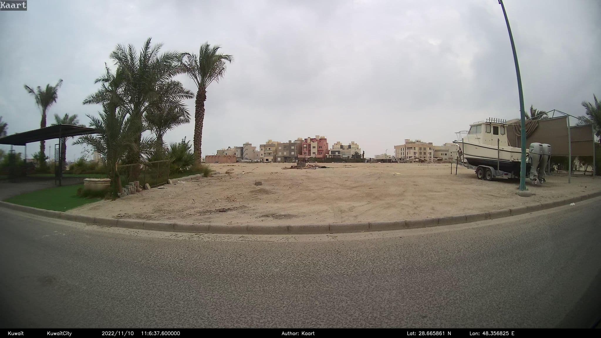Street view near شاليه حمد الراشد, Al Wafrah — © kaart_2 (CC BY-SA · Mapillary)