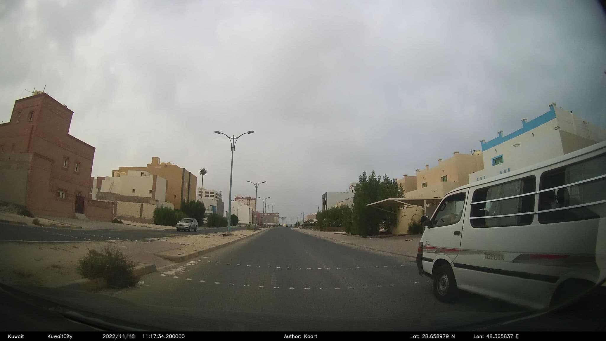 Street view near شالية حمد الكعبي, Al Wafrah — © kaart_2 (CC BY-SA · Mapillary)