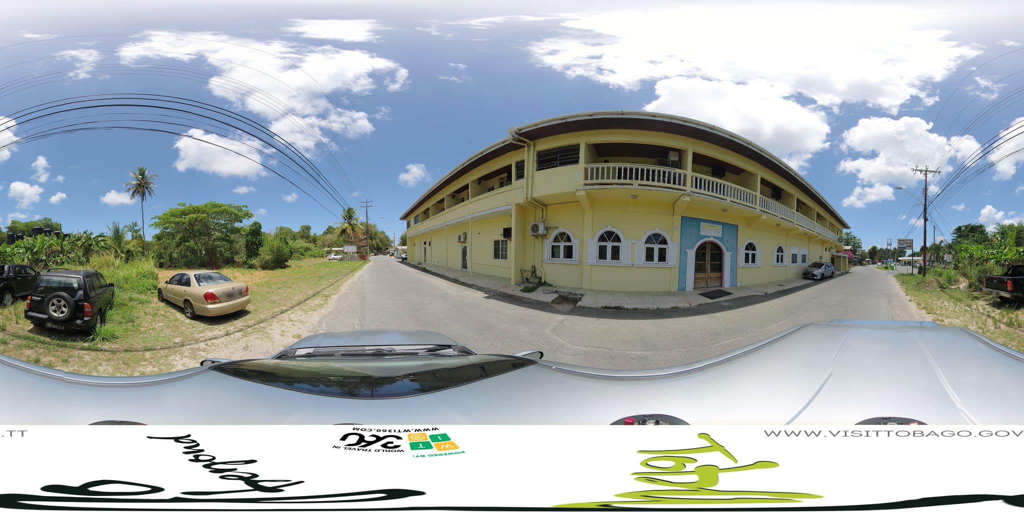 Street view near Conrado Beach Resort, Scarborough — © TobagoBeyond (CC BY-SA · Mapillary)