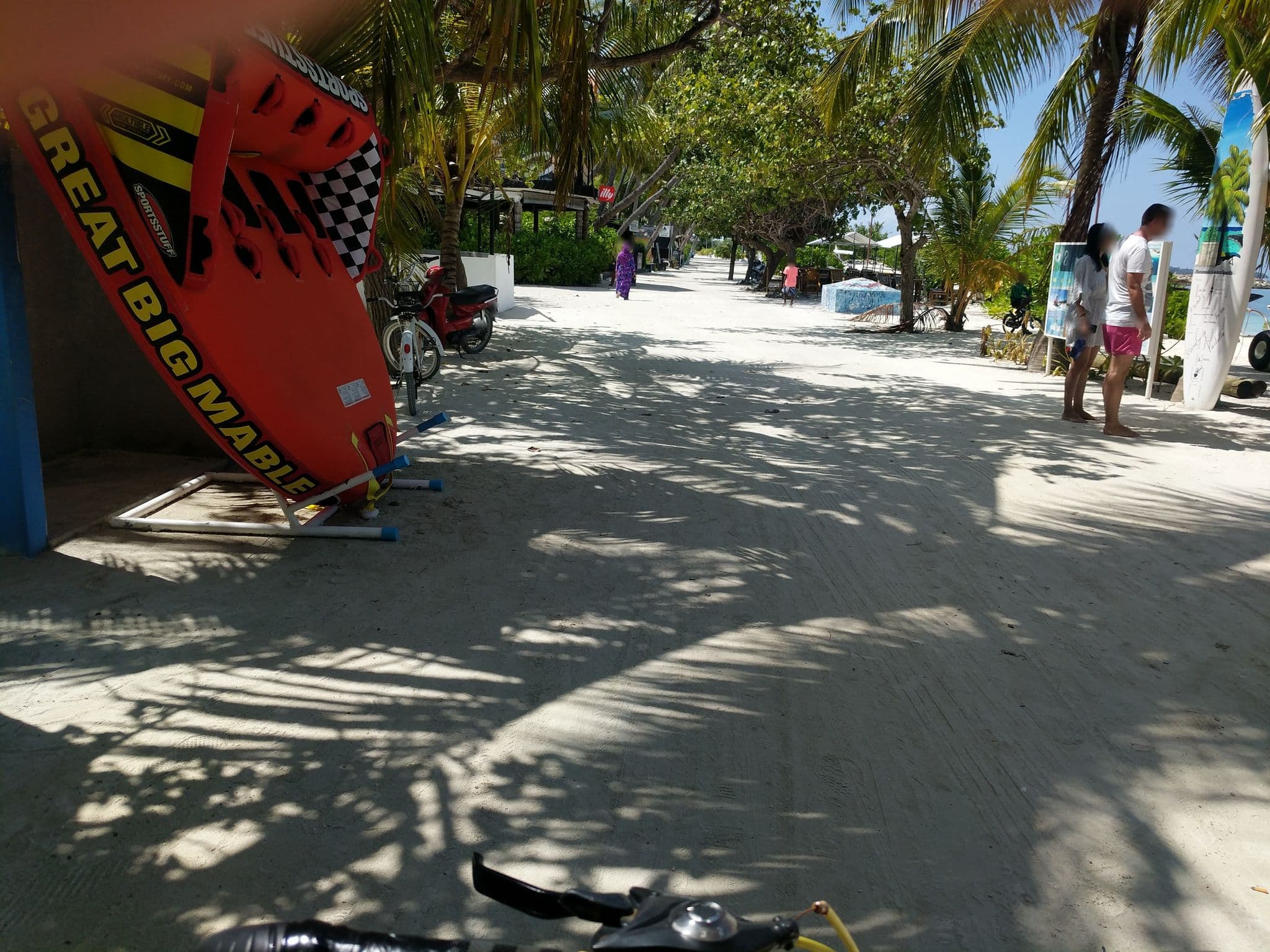 Street view near Kaani hotel & restaurant, Maafushi — © GOwin (CC BY-SA · Mapillary)